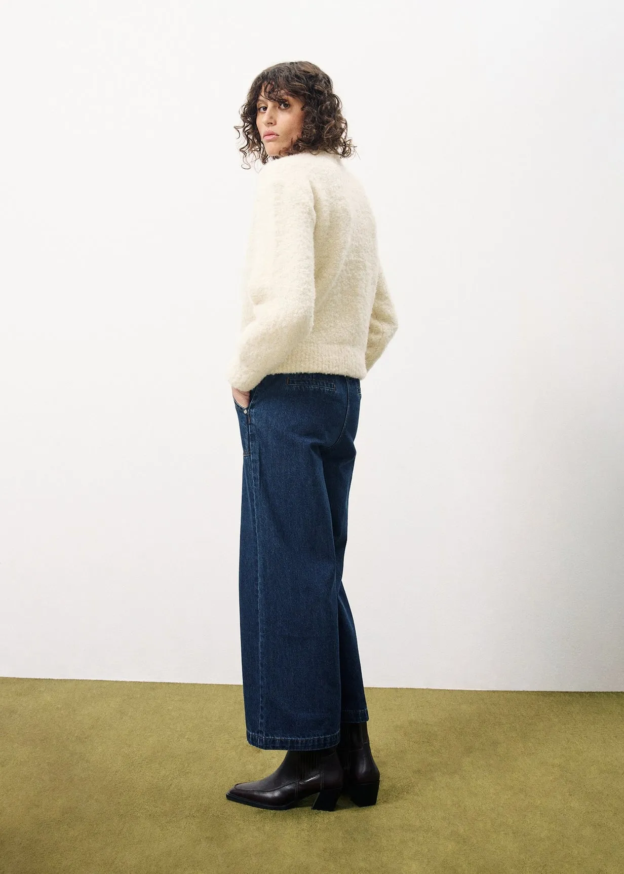 Gilet MEGANE Creme sold by FRNCH product image thumbnail 2