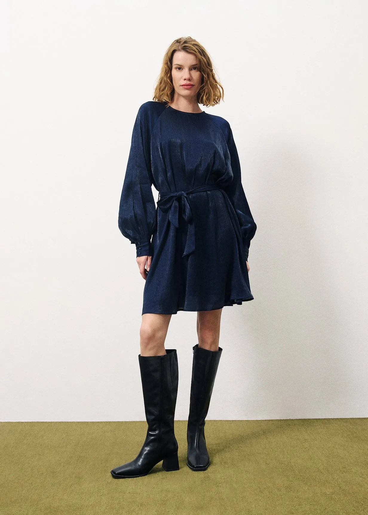 Robe PARIME Bleu marine sold by FRNCH