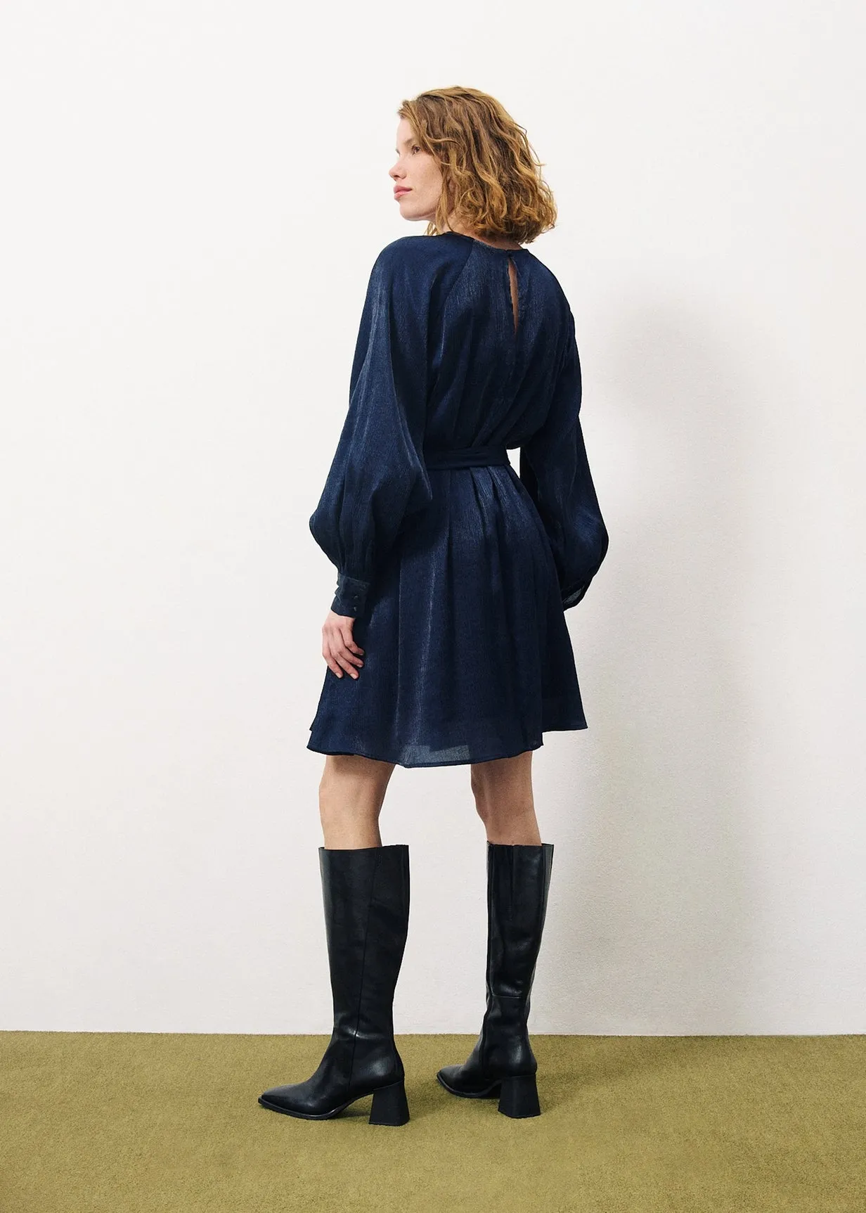 Robe PARIME Bleu marine sold by FRNCH product image thumbnail 2
