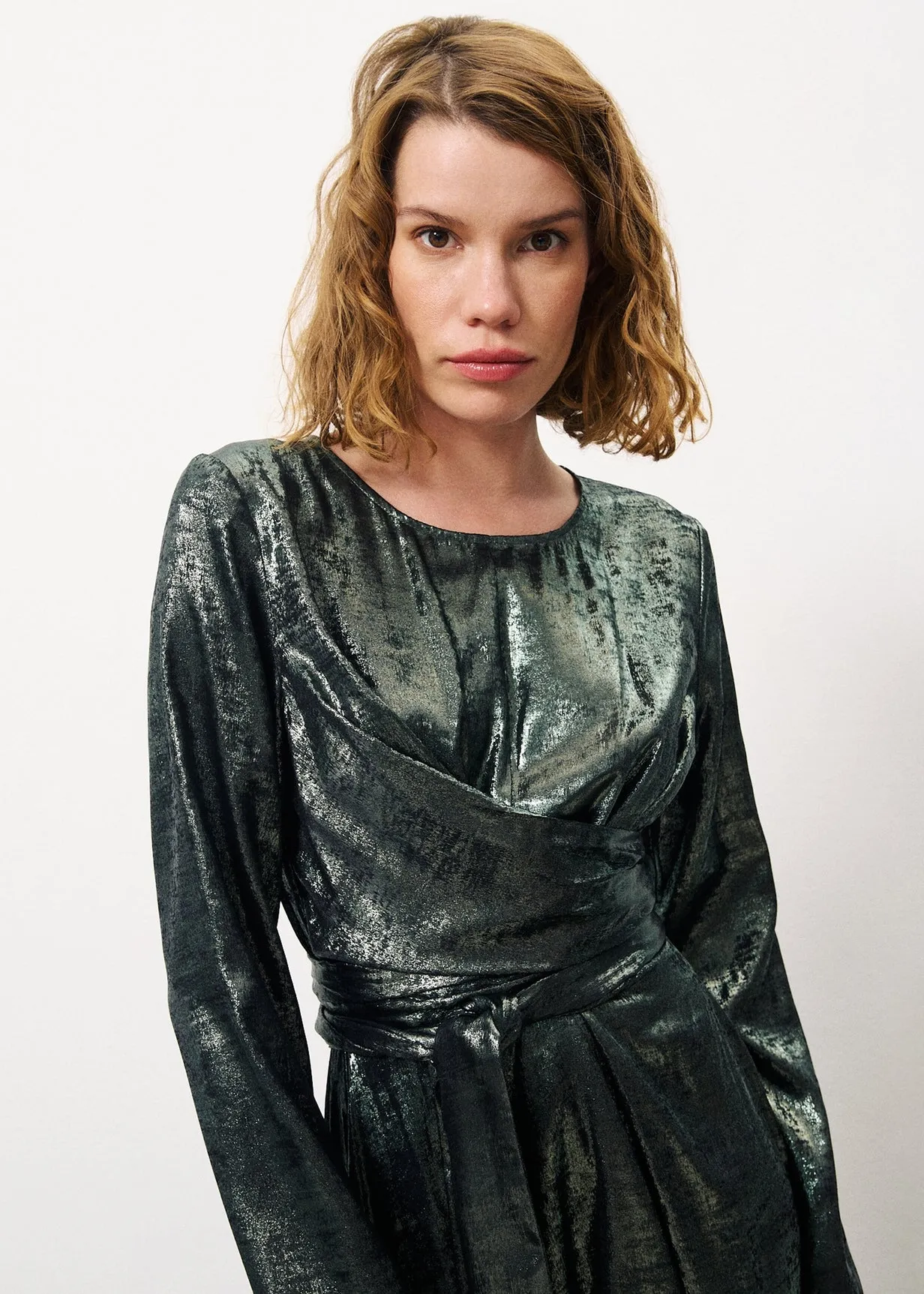 Robe CLARINA Vert foret sold by FRNCH product image thumbnail 4