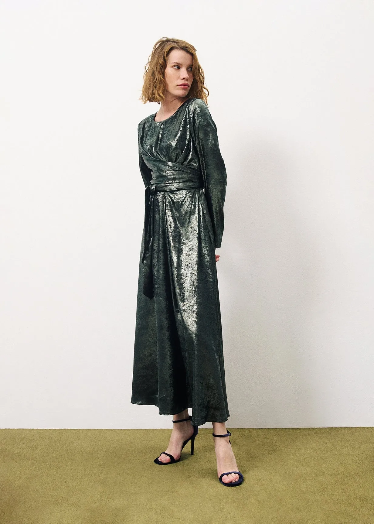 Robe CLARINA Vert foret sold by FRNCH product image thumbnail 2