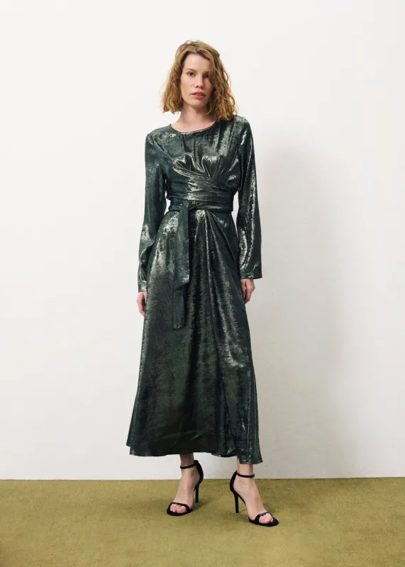 Robe CLARINA Vert foret sold by FRNCH