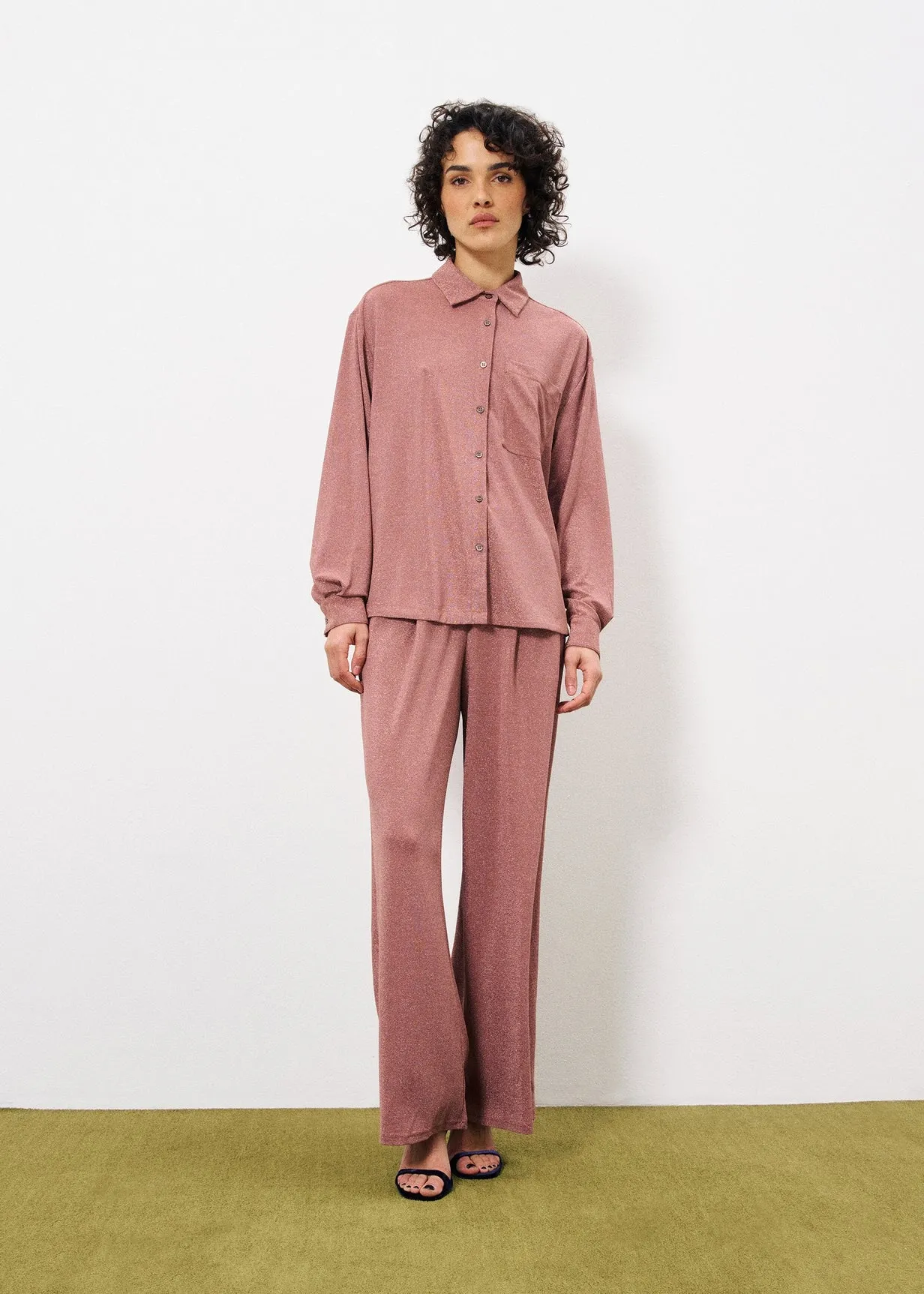 Chemise CARLA Rose pale sold by FRNCH product image thumbnail 2