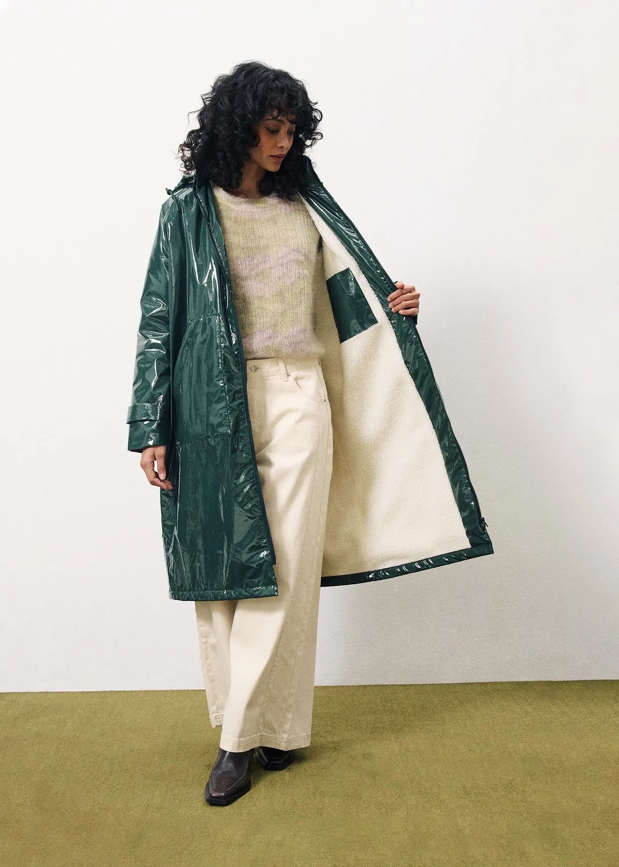 Manteau MATHELINE Vert foret sold by FRNCH product image thumbnail 2