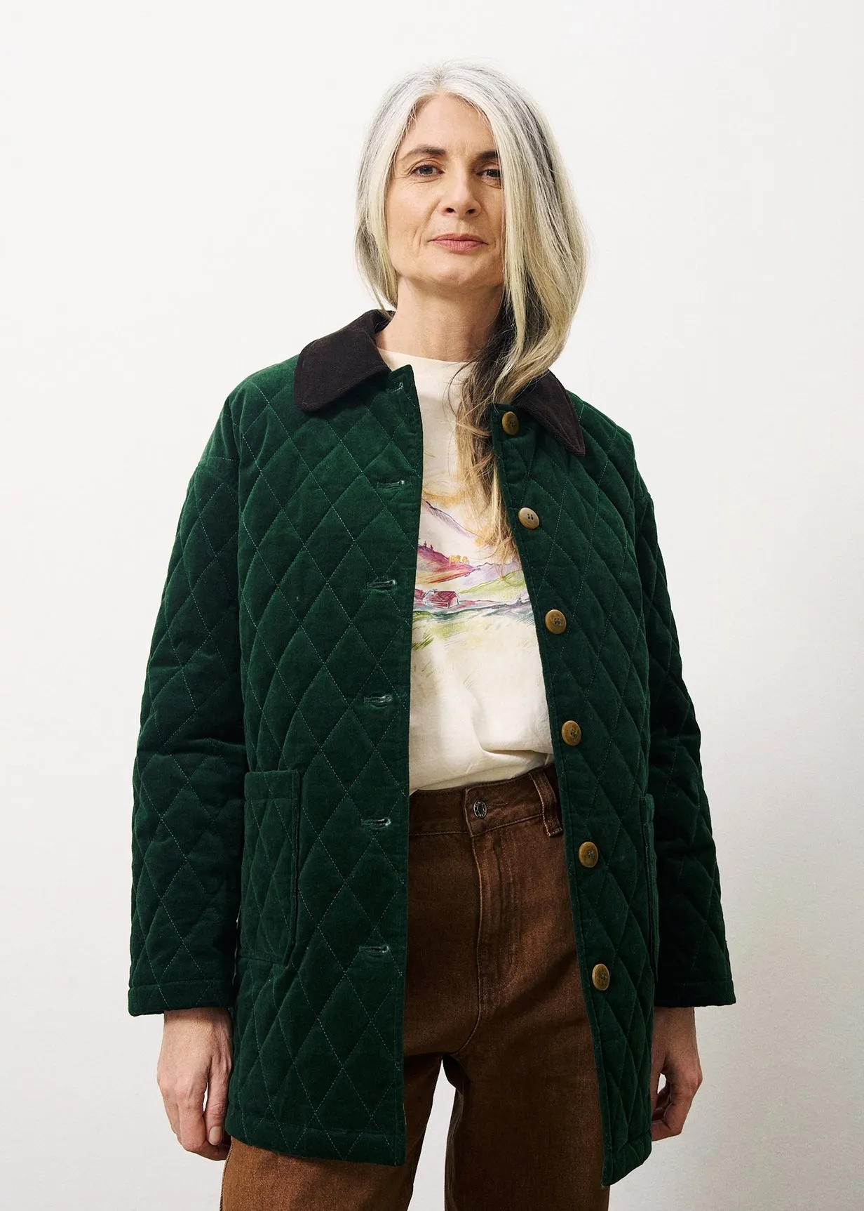 Manteau LAIA Vert foret sold by FRNCH product image thumbnail 4