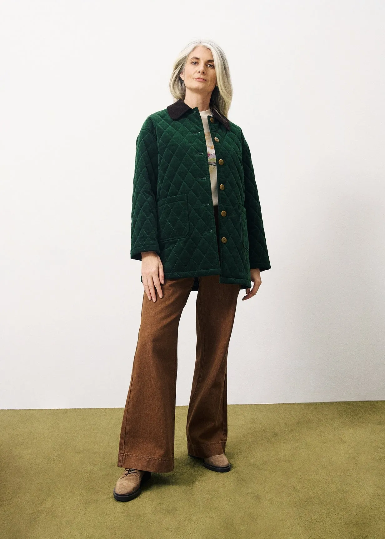 Manteau LAIA Vert foret sold by FRNCH