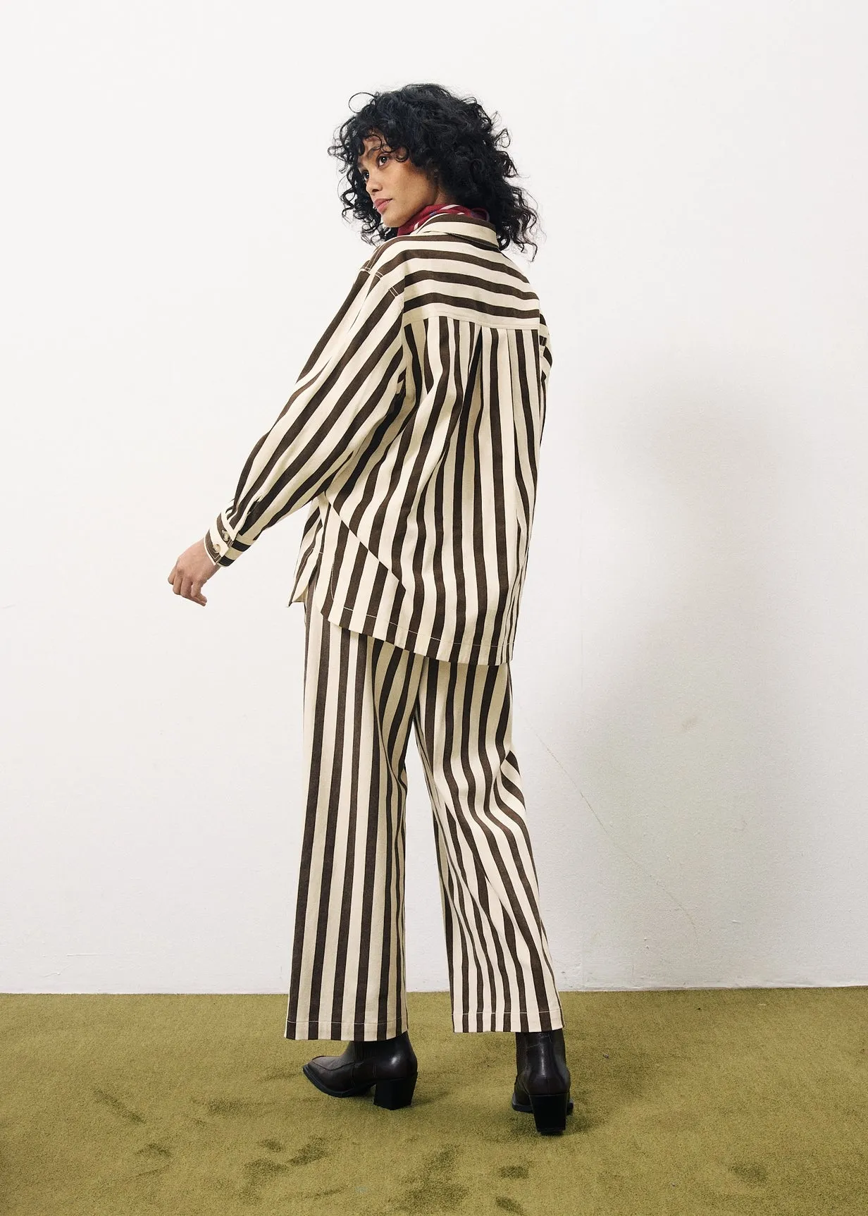 Chemise EDITA Chocolat sold by FRNCH product image thumbnail 2