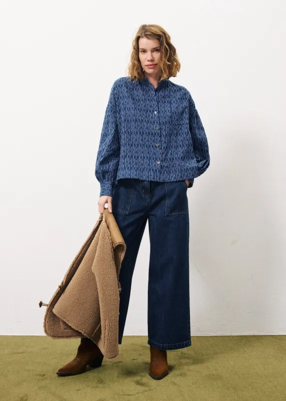 Chemise PEG Bleu electrique sold by FRNCH