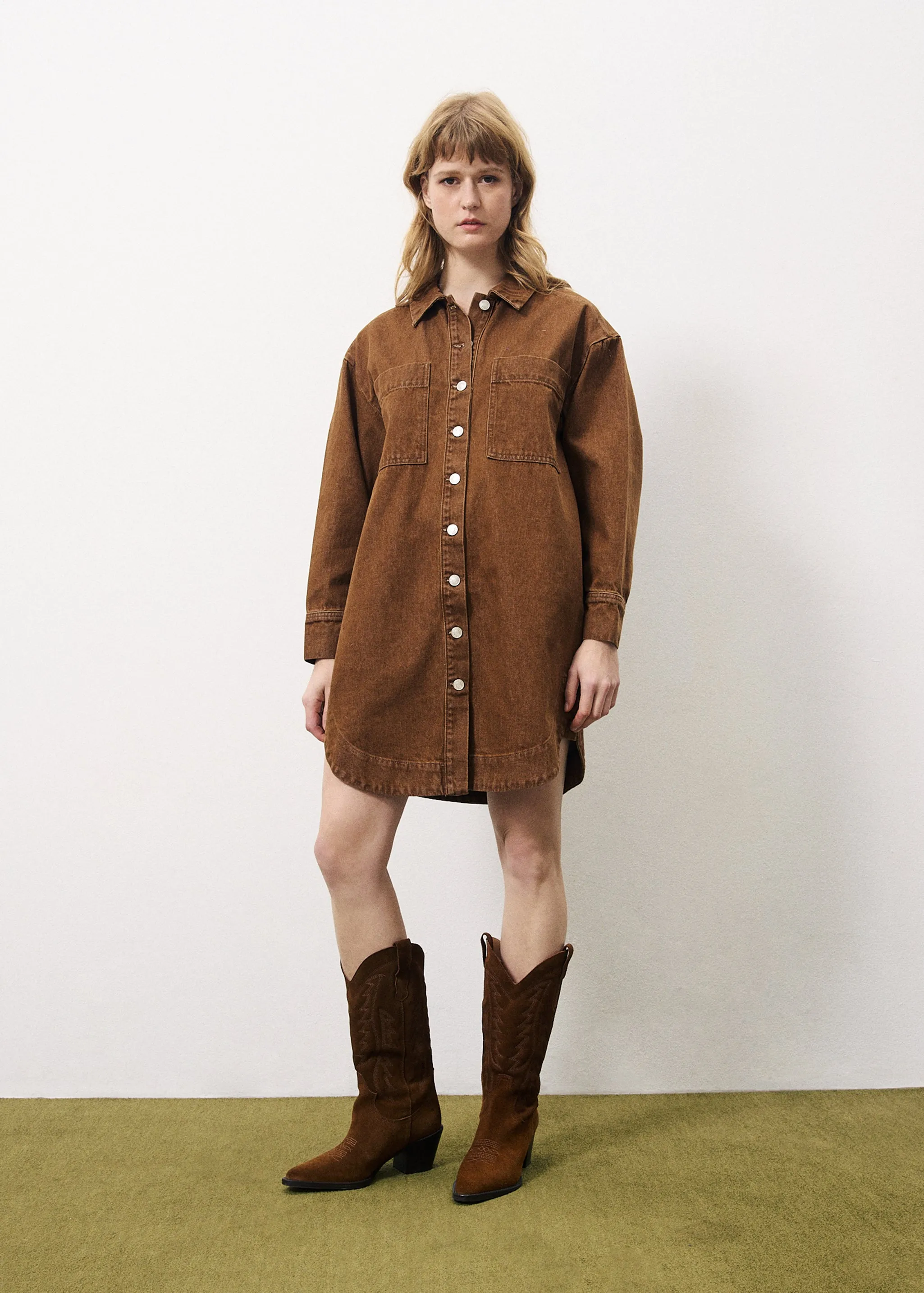 Robe DOMITILLE Camel sold by FRNCH