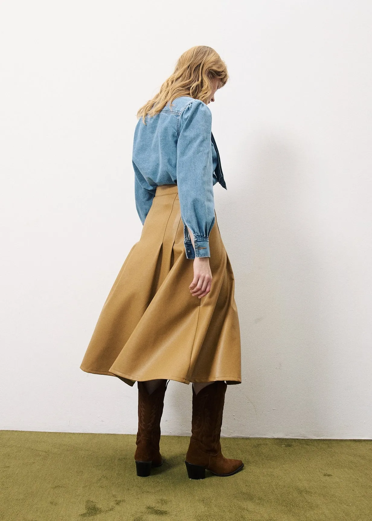 Blouse ABELONE Bleu jean sold by FRNCH product image thumbnail 4