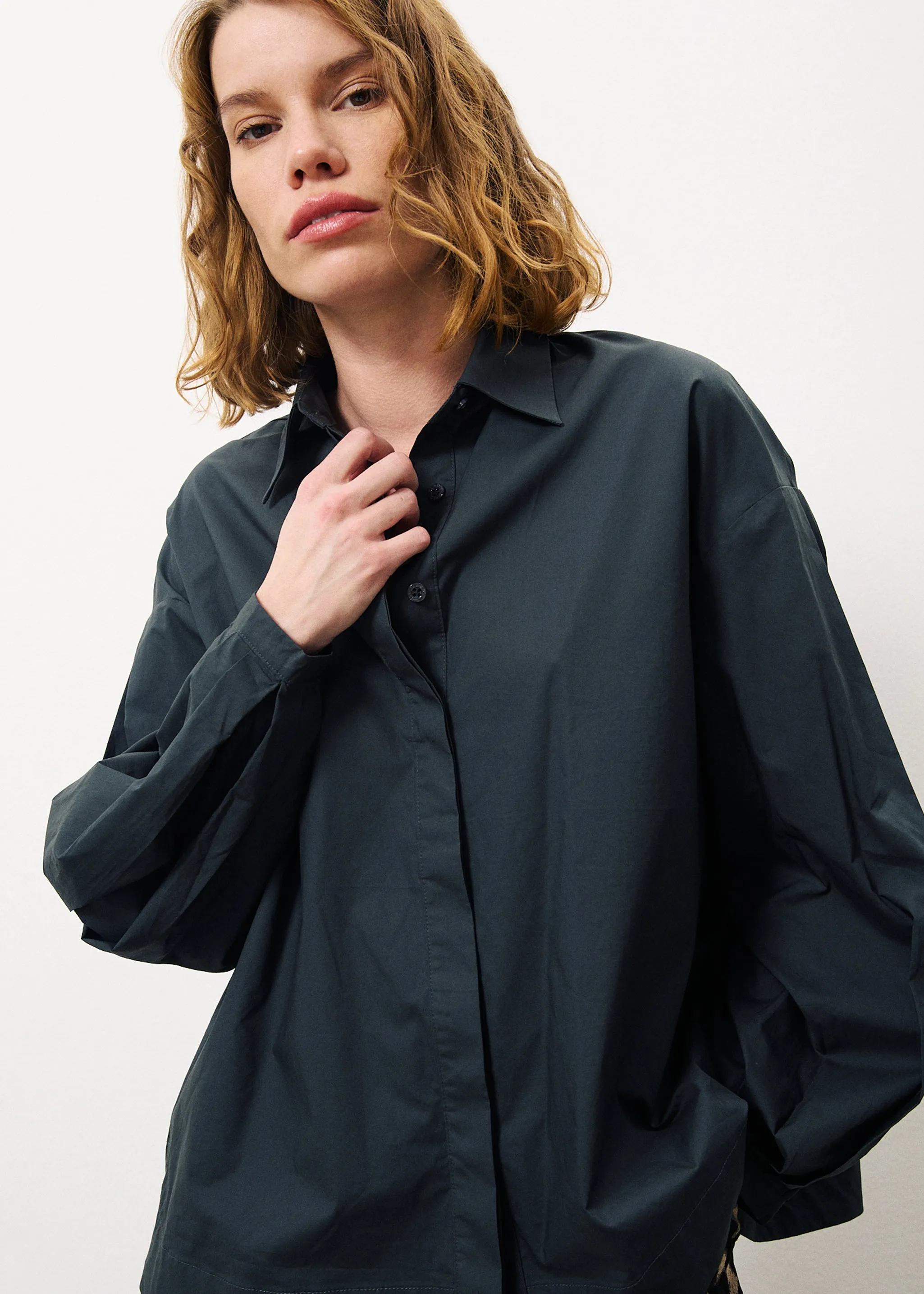 Chemise CHARLOTTE Kaki sold by FRNCH