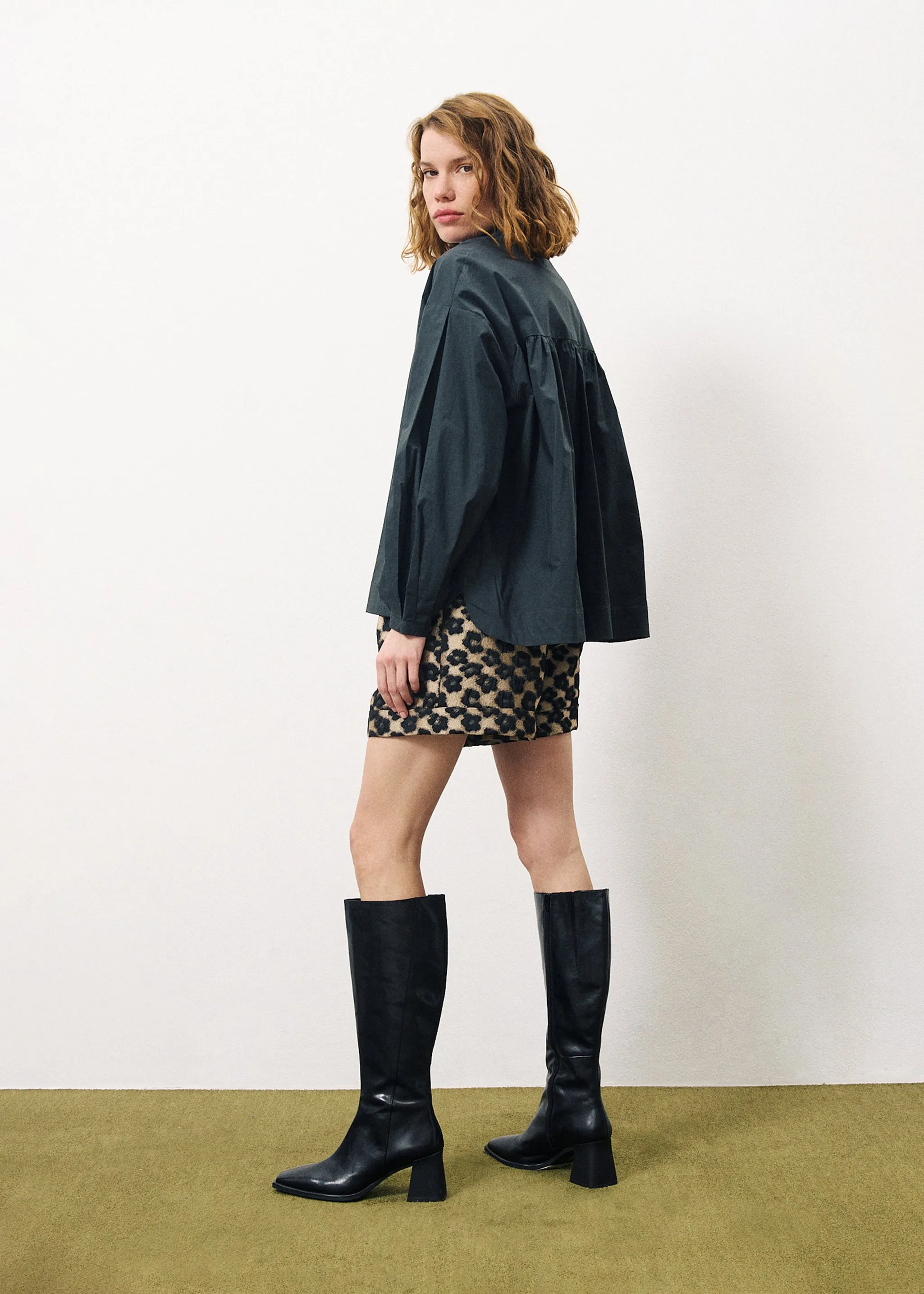 Chemise CHARLOTTE Kaki sold by FRNCH product image thumbnail 3