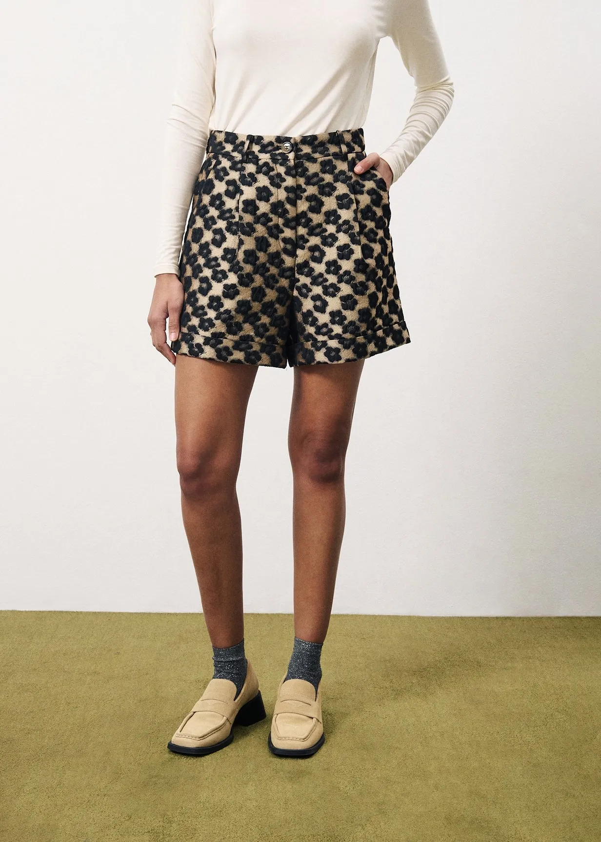 Short SHANI Leopard sold by FRNCH product image thumbnail 4