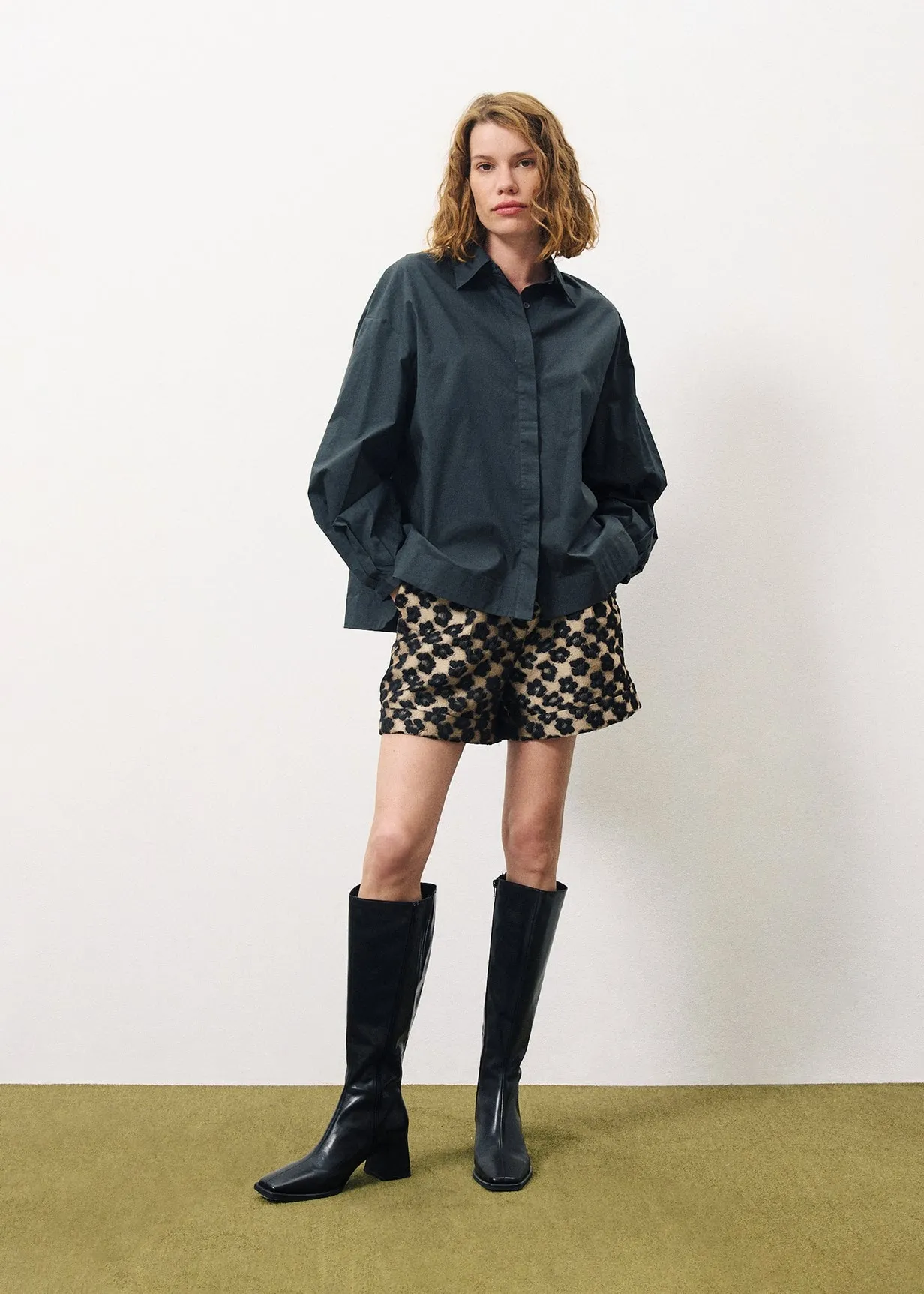 Short SHANI Leopard sold by FRNCH