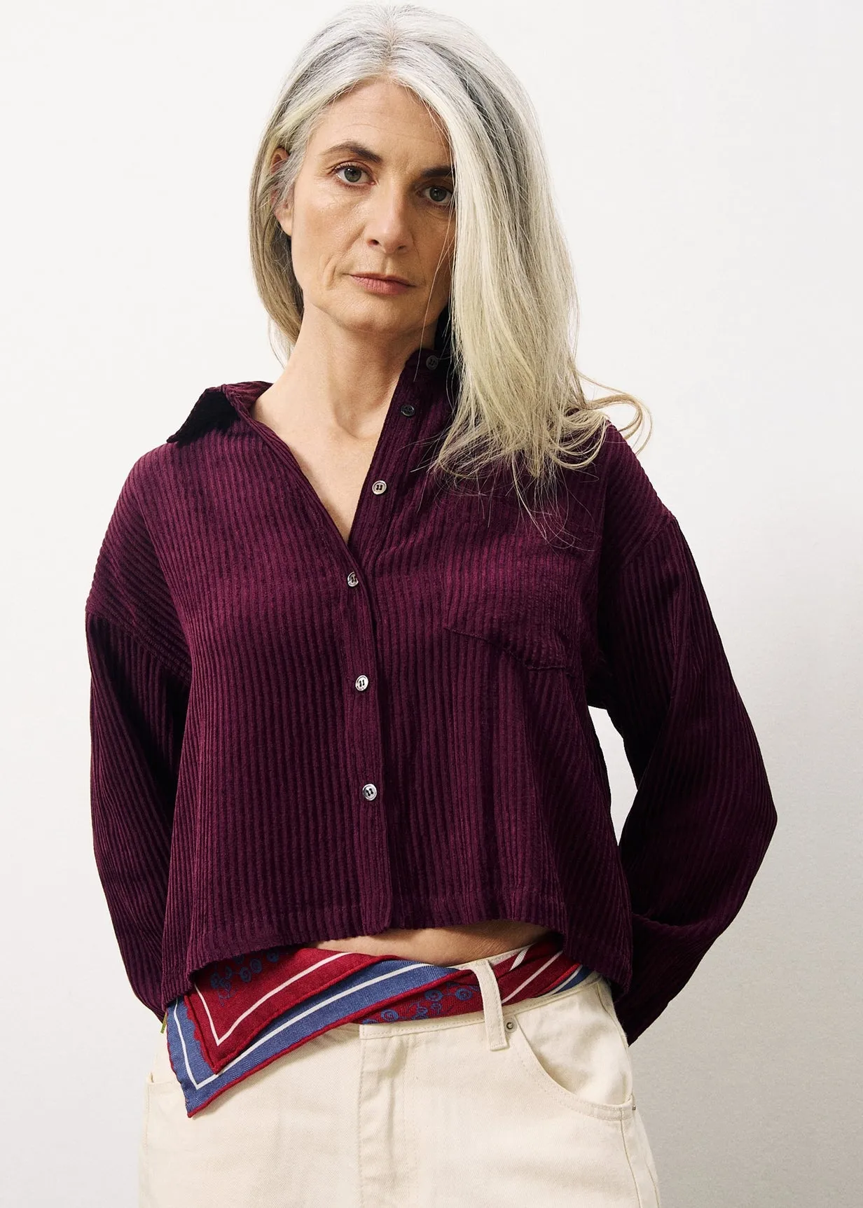 Chemise ANAE Bordeaux sold by FRNCH product image thumbnail 3