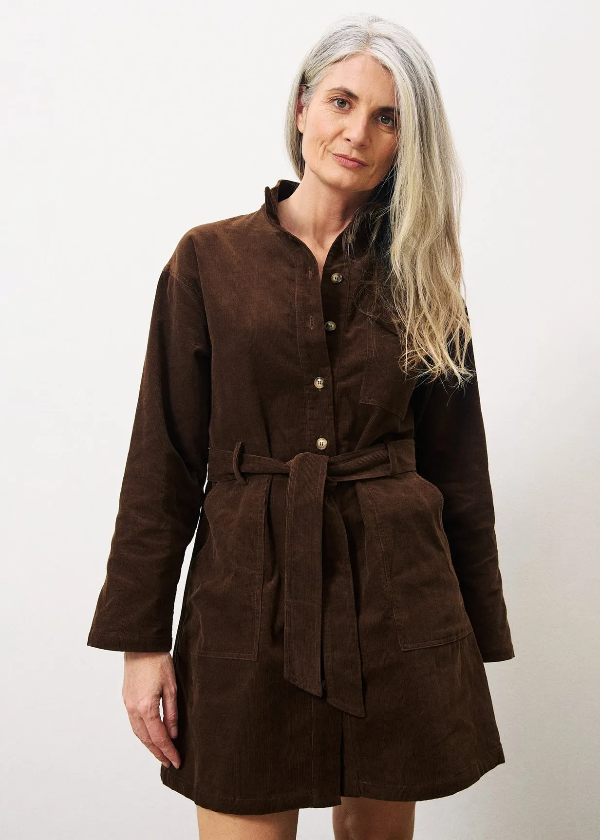 Robe CLOELIA Marron glace sold by FRNCH product image thumbnail 3