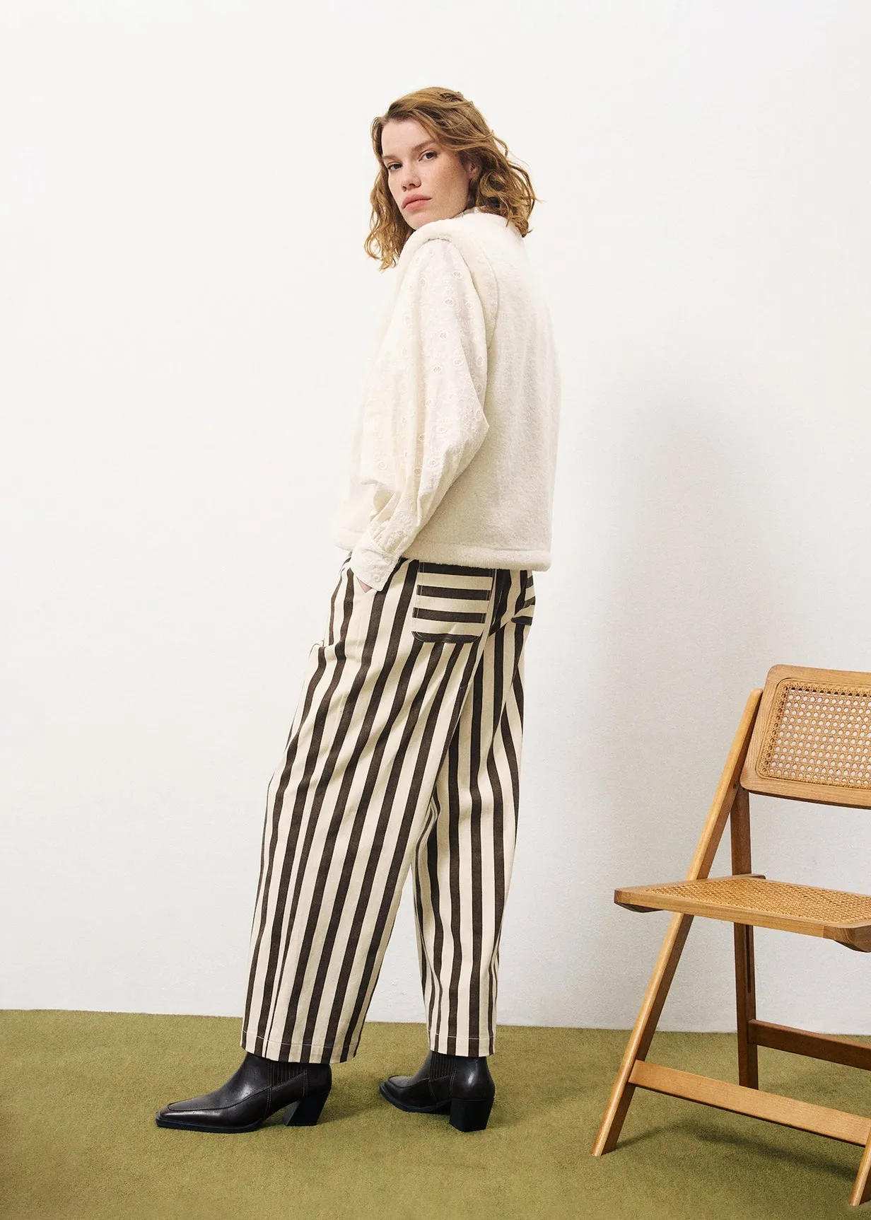 Chemise ELIANNE Creme sold by FRNCH product image thumbnail 4