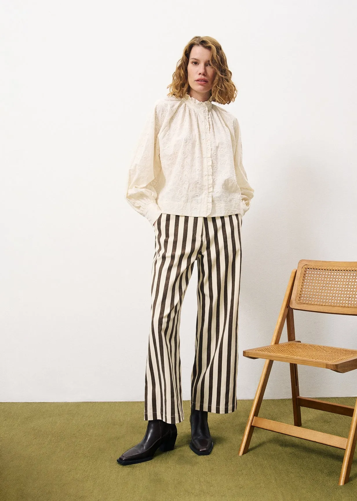 Chemise ELIANNE Creme sold by FRNCH product image thumbnail 3