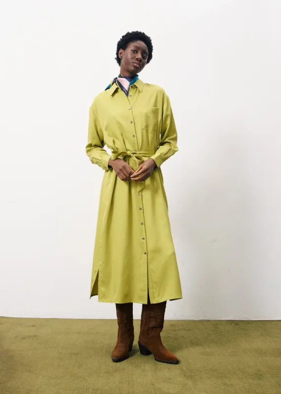 Robe ADENISSE Olive sold by FRNCH