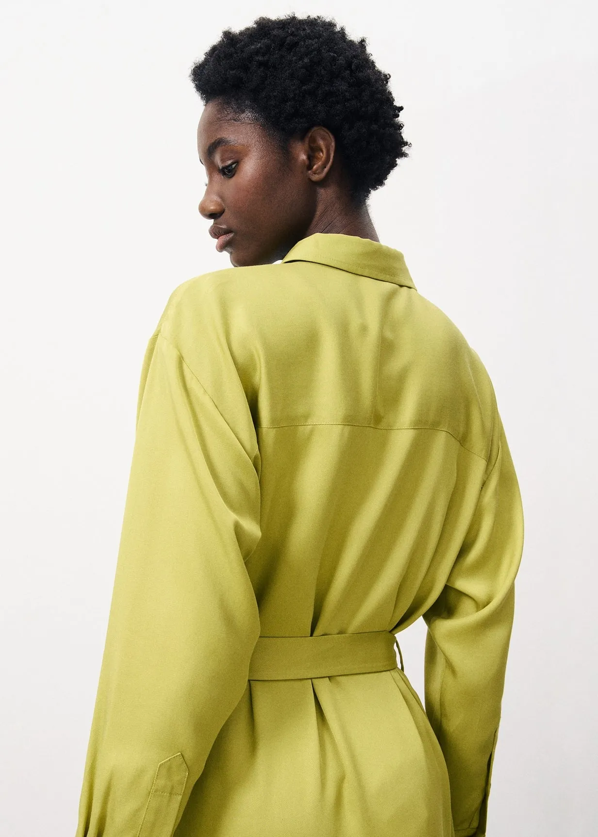 Robe ADENISSE Olive sold by FRNCH product image thumbnail 4