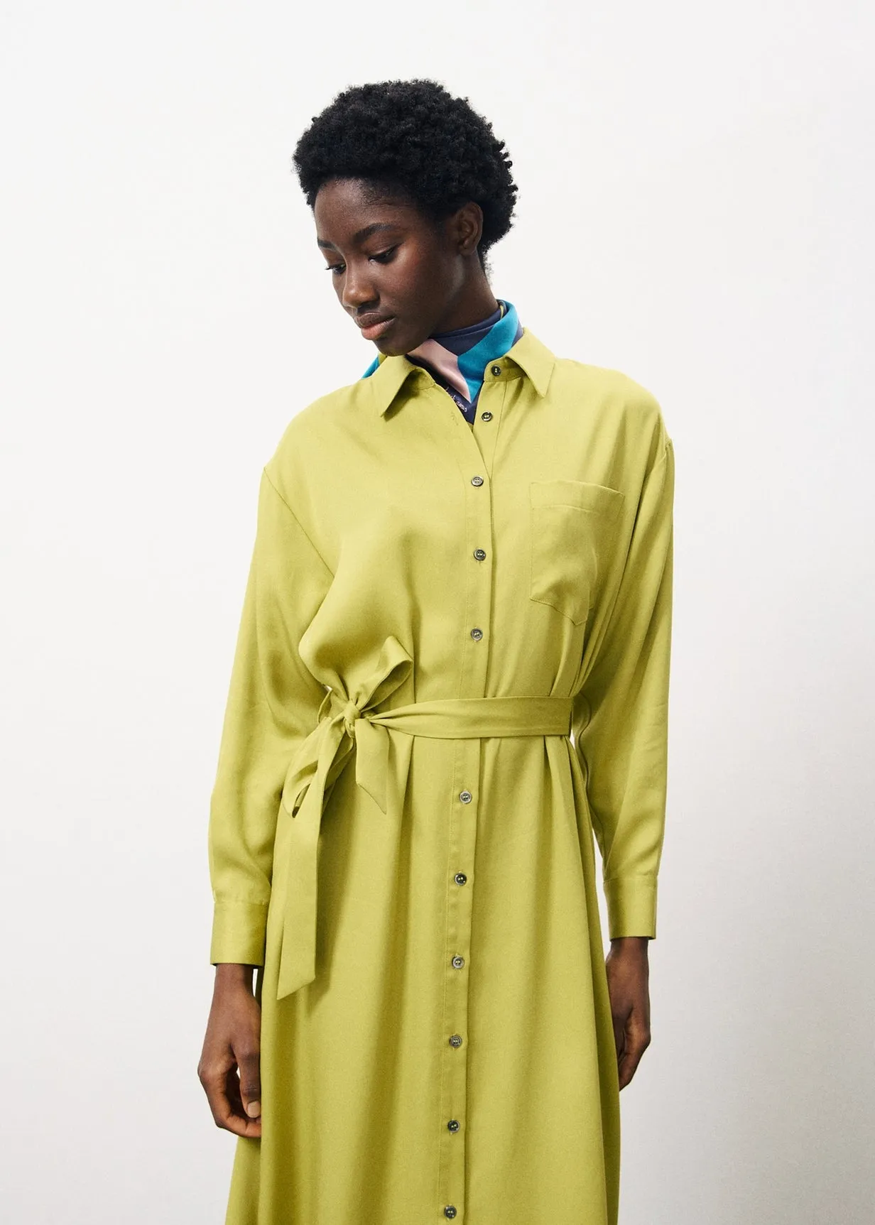 Robe ADENISSE Olive sold by FRNCH product image thumbnail 2