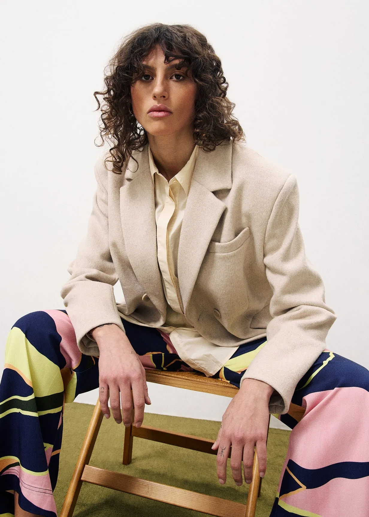 Blazer PENDA Creme sold by FRNCH product image thumbnail 4