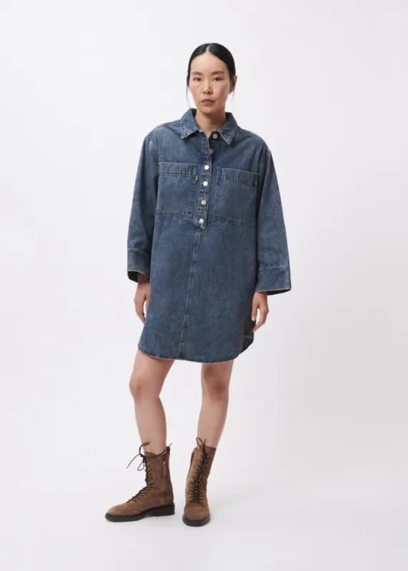 ROBE DOMITILLE BLEU JEAN sold by FRNCH