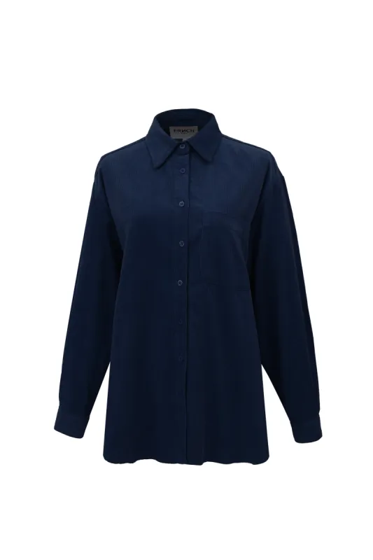 CHEMISE CARLA BLEU MARINE sold by FRNCH