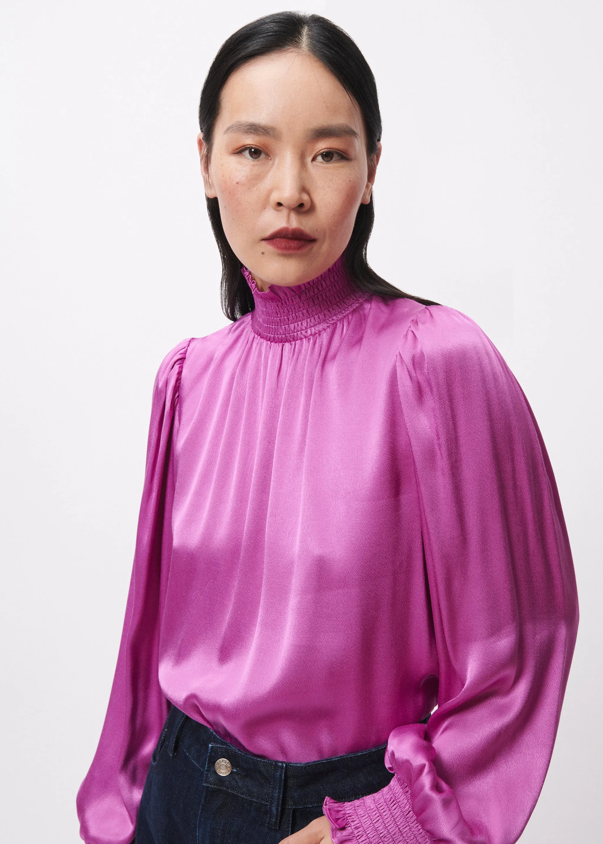 Blouse CIHEM Violine sold by FRNCH