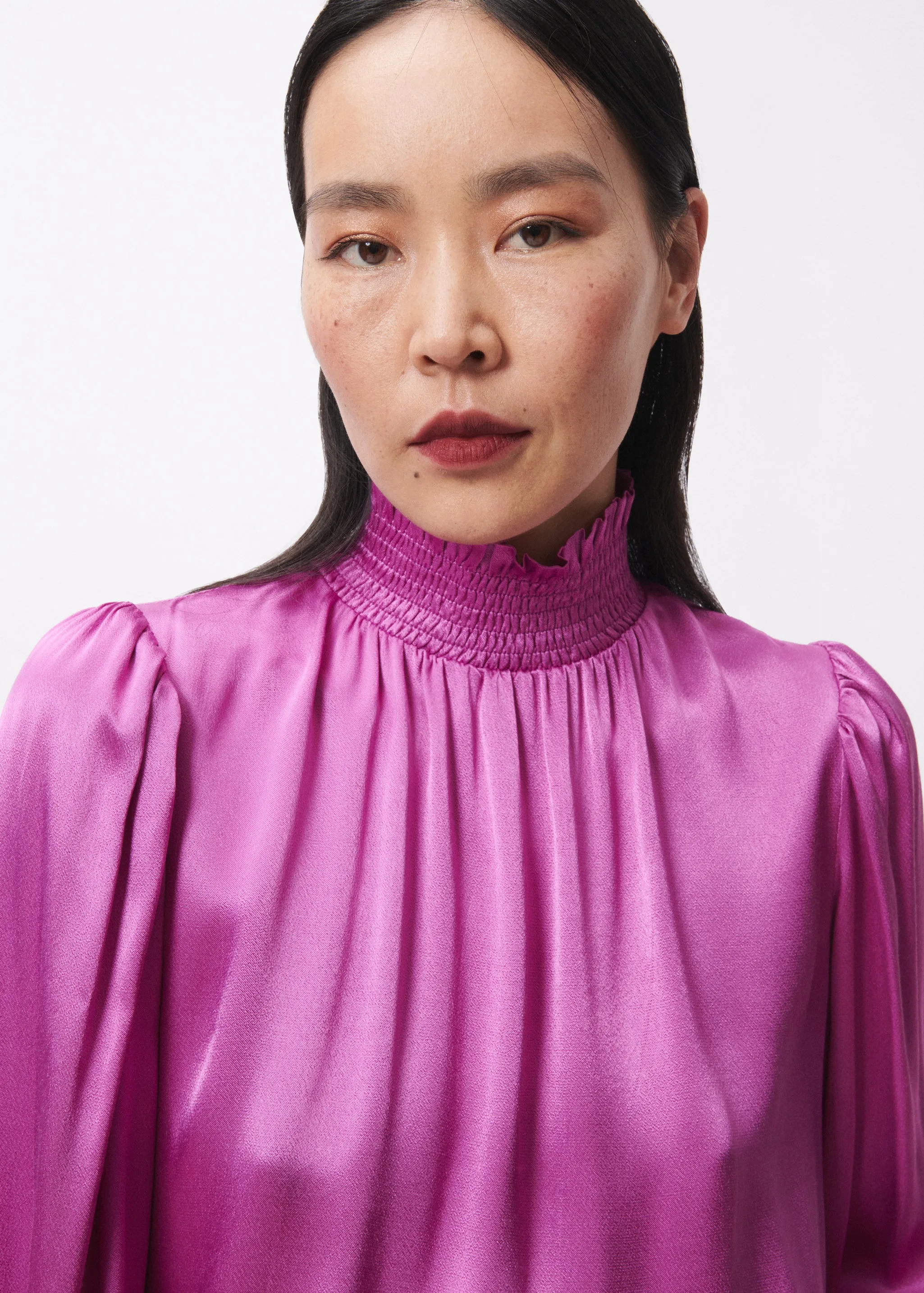 Blouse CIHEM Violine sold by FRNCH product image thumbnail 3