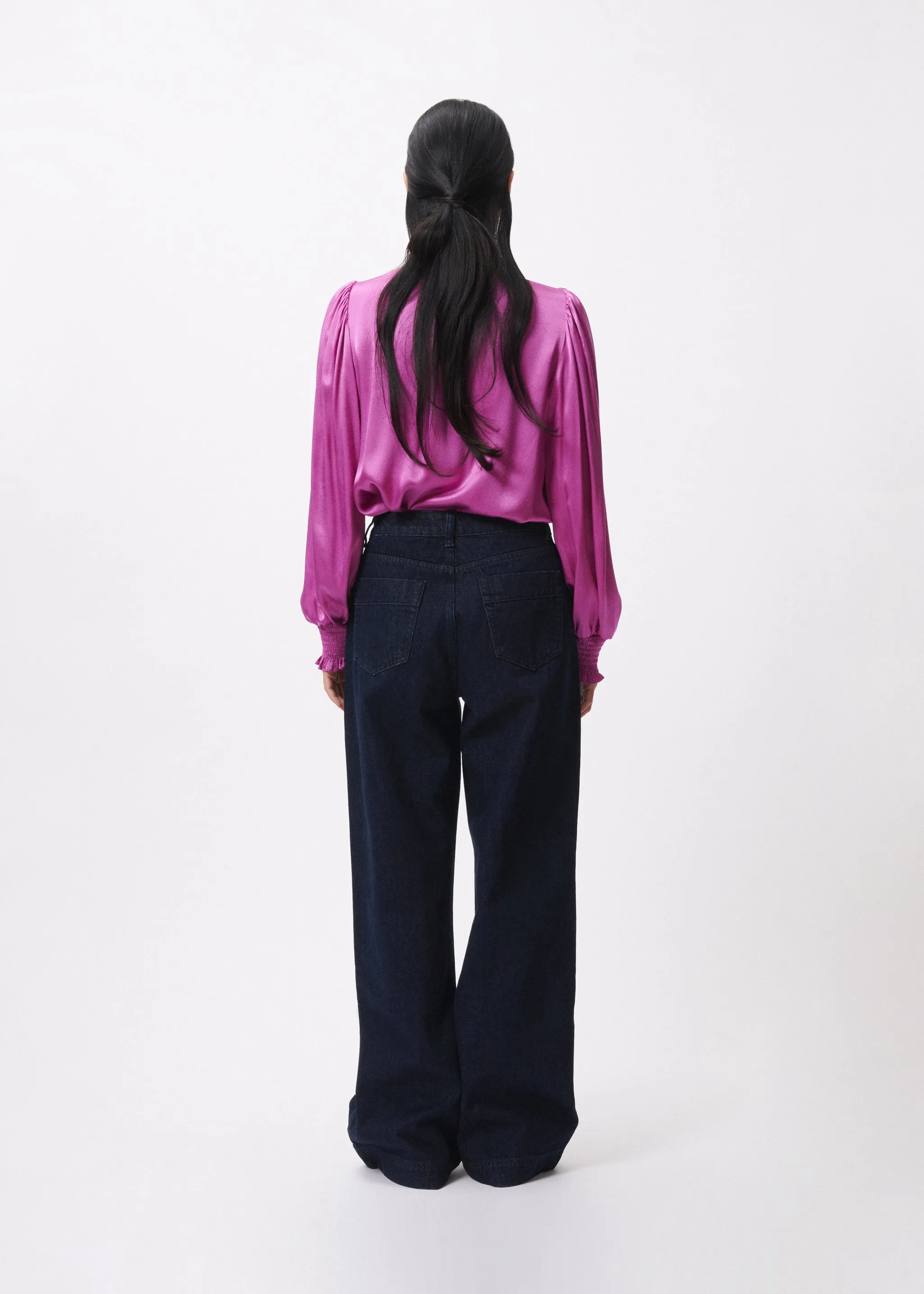 Blouse CIHEM Violine sold by FRNCH product image thumbnail 4