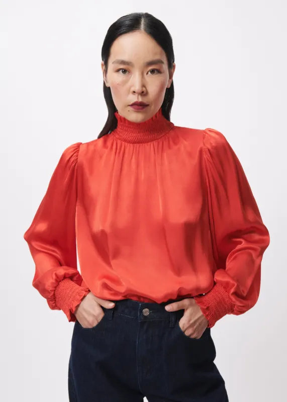 Blouse CIHEM Rouge sold by FRNCH