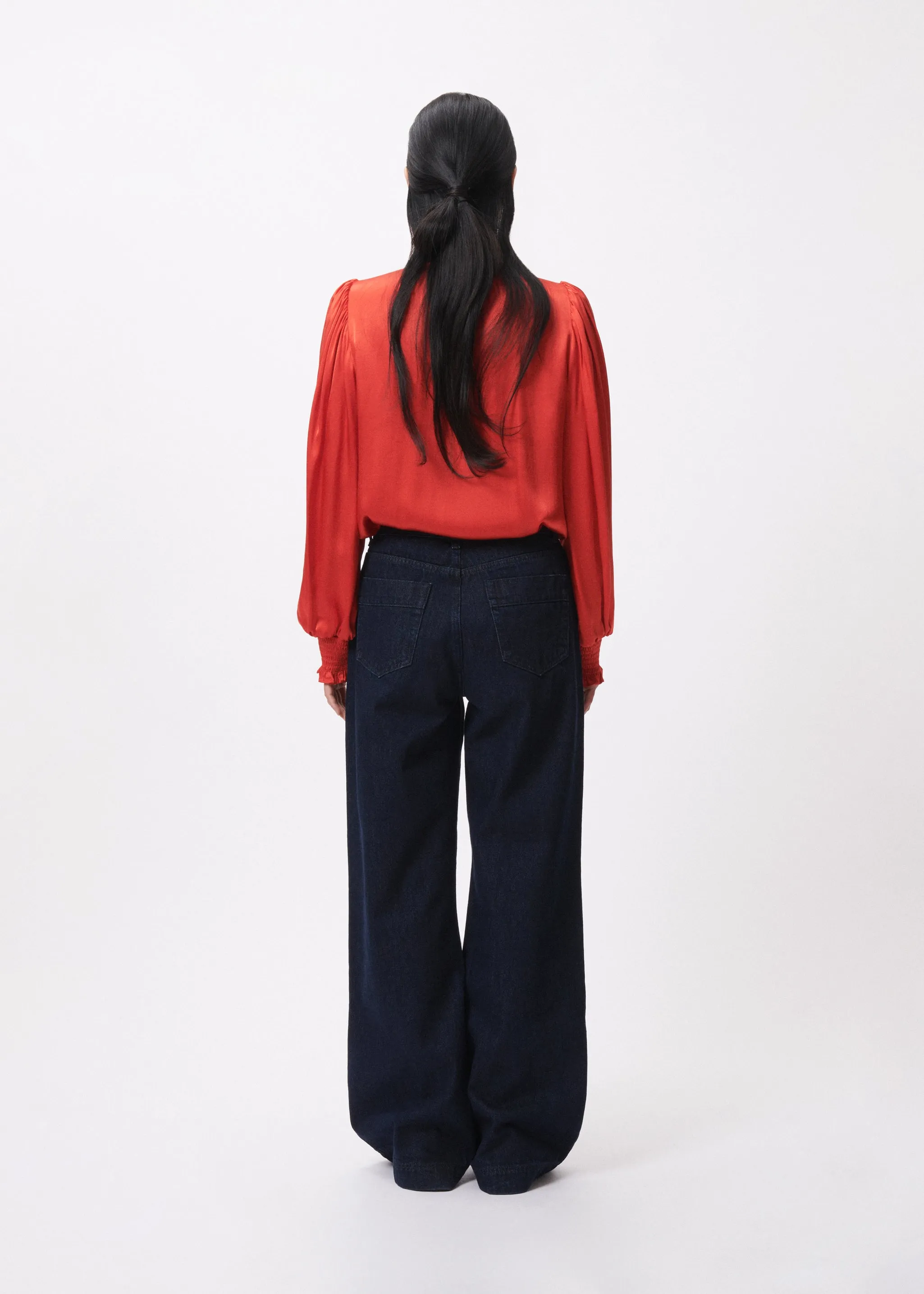 Blouse CIHEM Rouge sold by FRNCH product image thumbnail 4