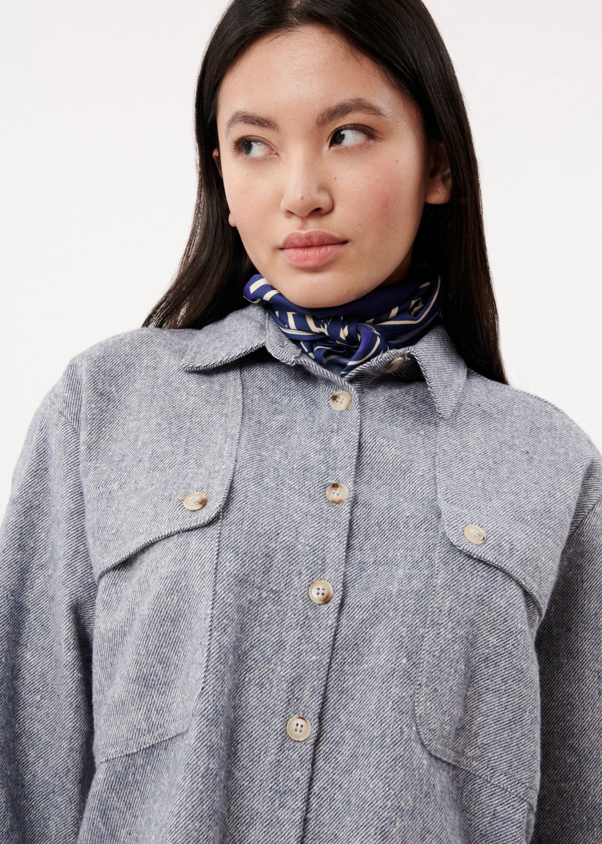 CHEMISE VIVIENNE BLEU JEAN sold by FRNCH product image thumbnail 2