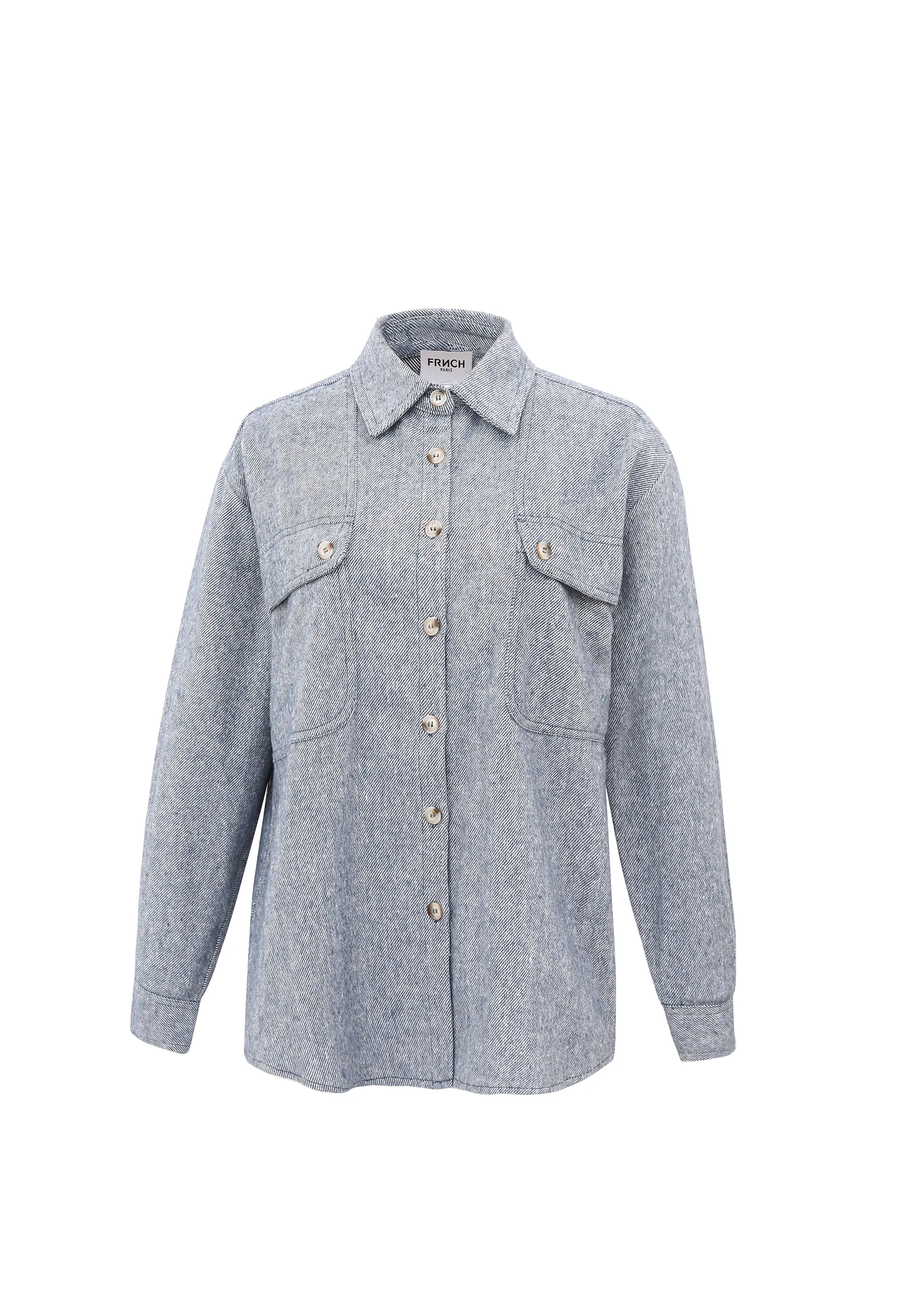 CHEMISE VIVIENNE BLEU JEAN sold by FRNCH product image thumbnail 5