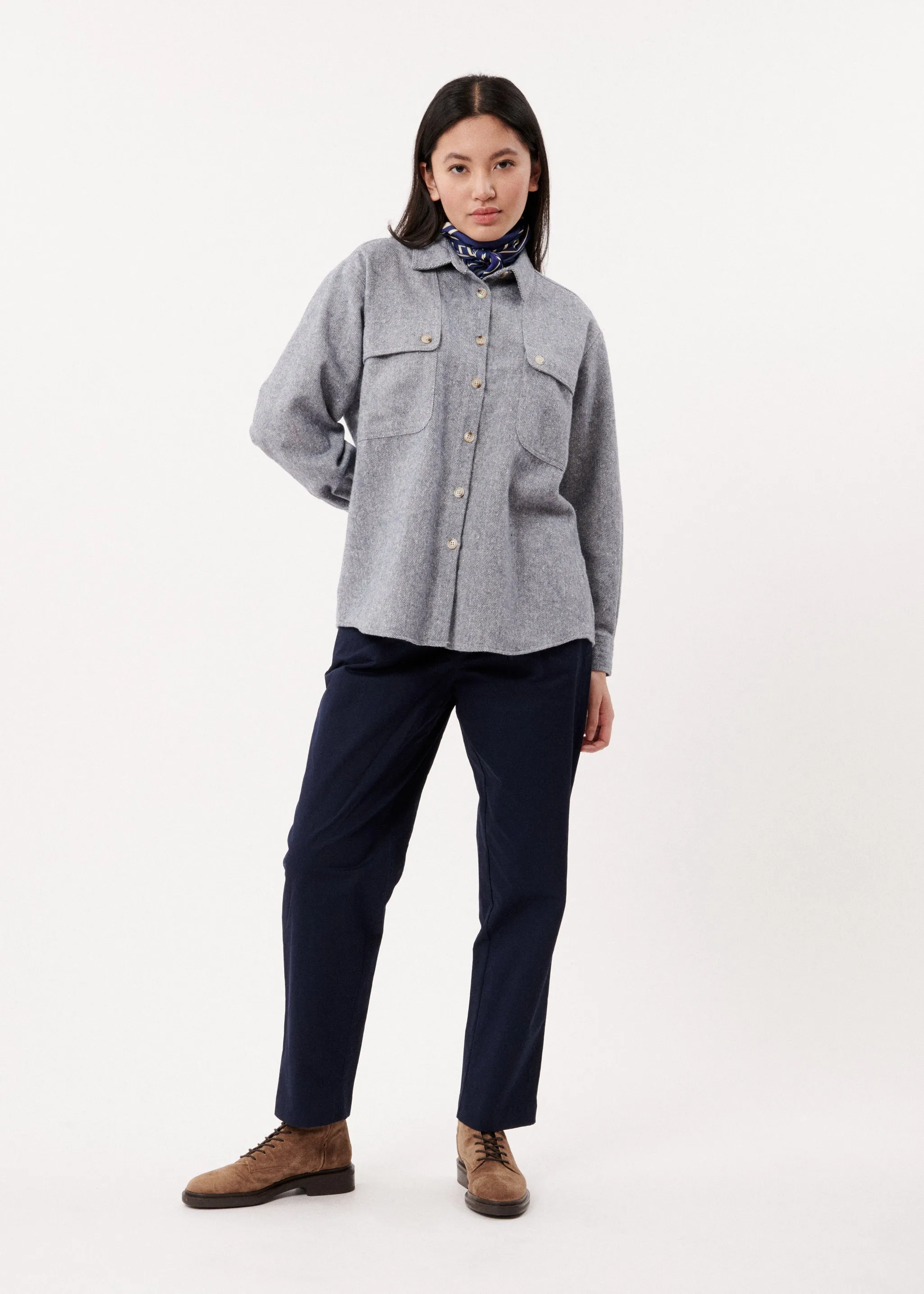 CHEMISE VIVIENNE BLEU JEAN sold by FRNCH product image thumbnail 4