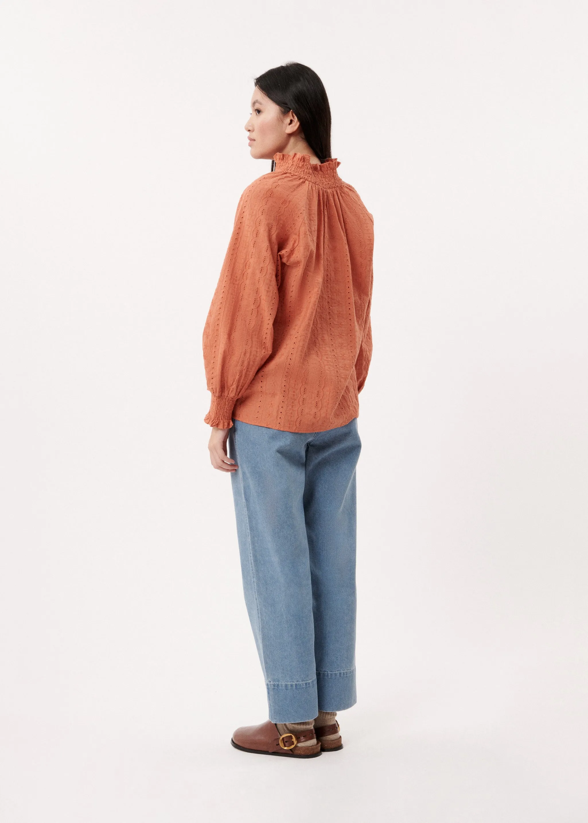 BLOUSE BLANCA ORANGE BRULE sold by FRNCH product image thumbnail 4