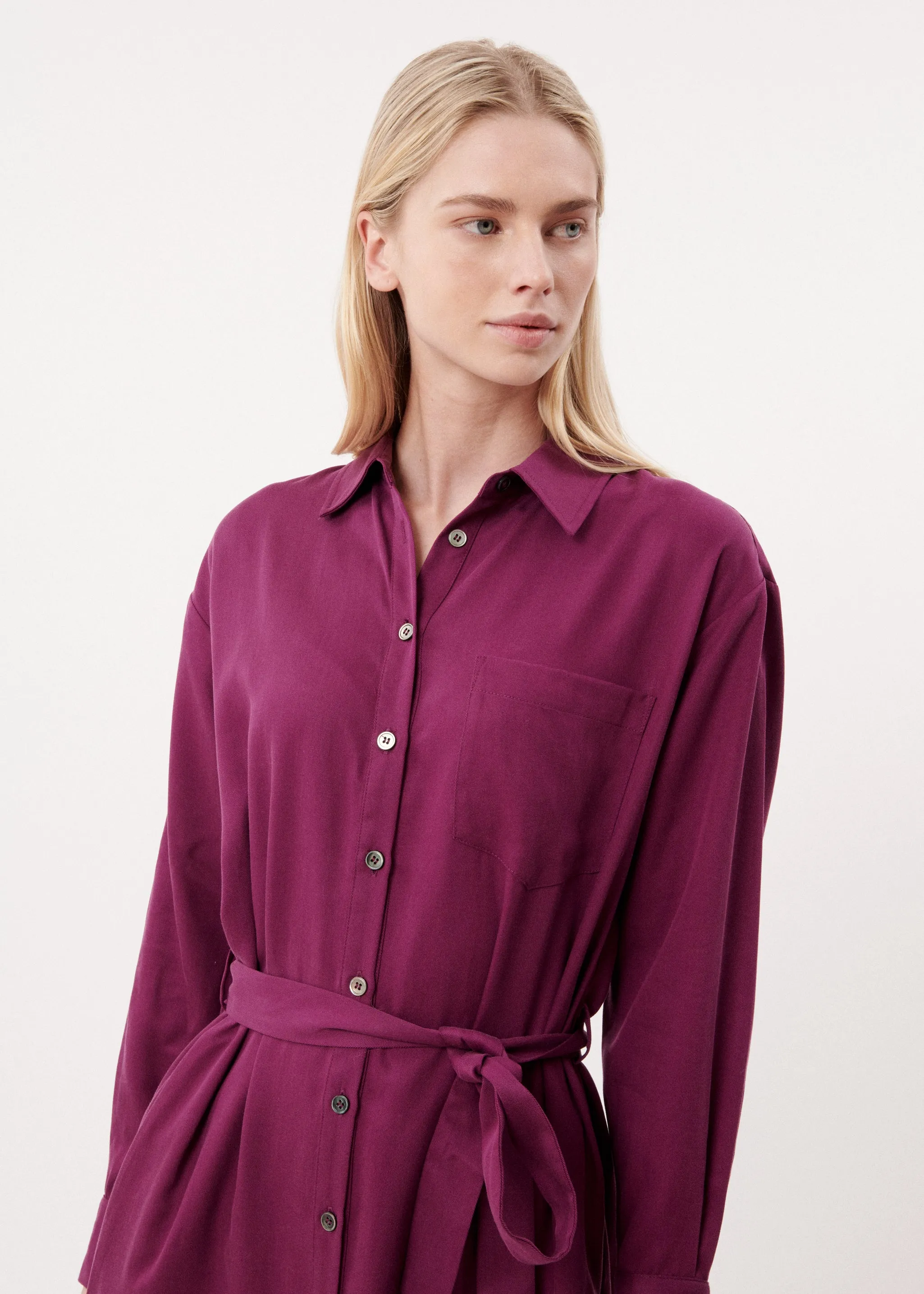 ROBE ADENISSE AUBERGINE sold by FRNCH product image thumbnail 3