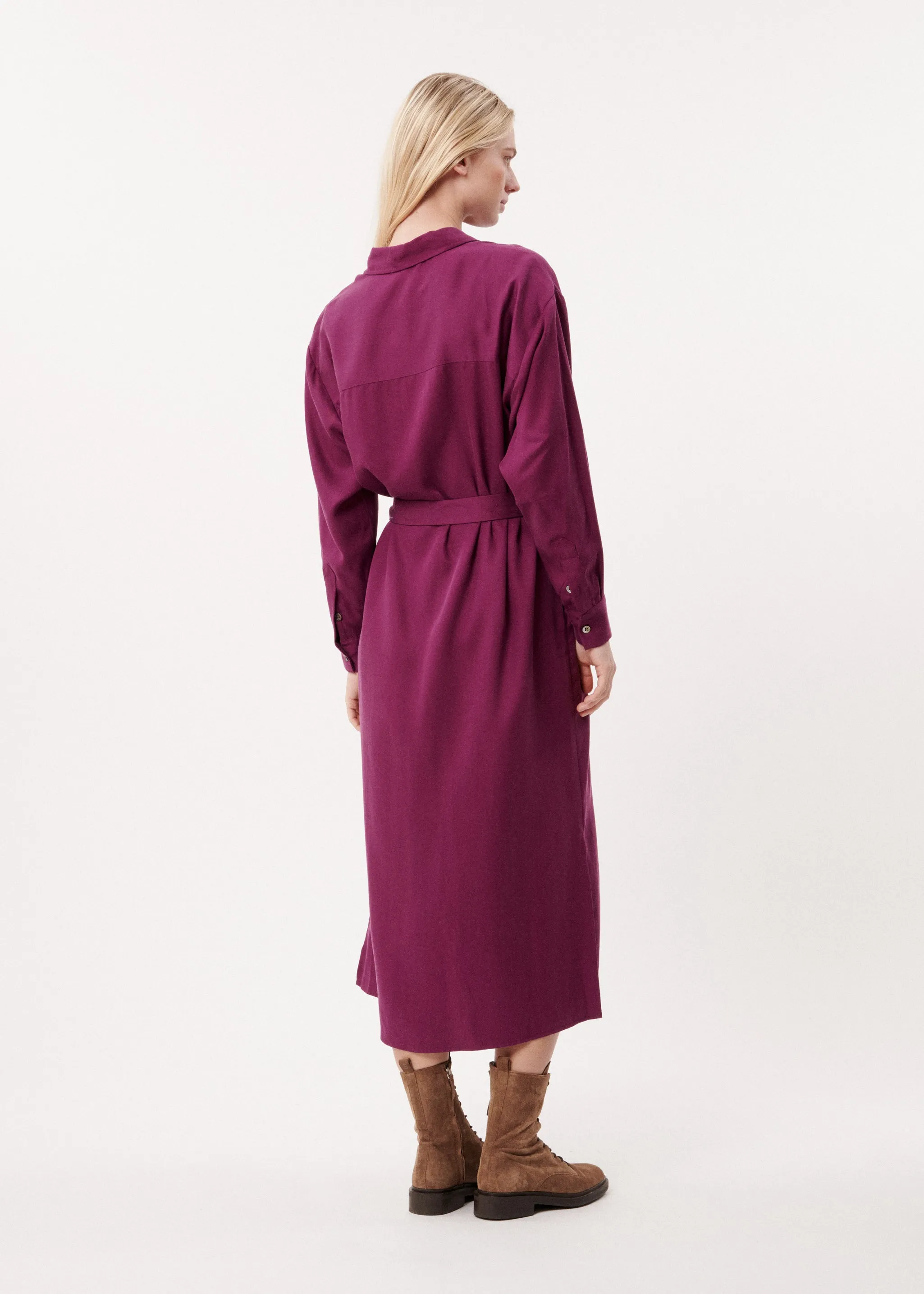 ROBE ADENISSE AUBERGINE sold by FRNCH product image thumbnail 4