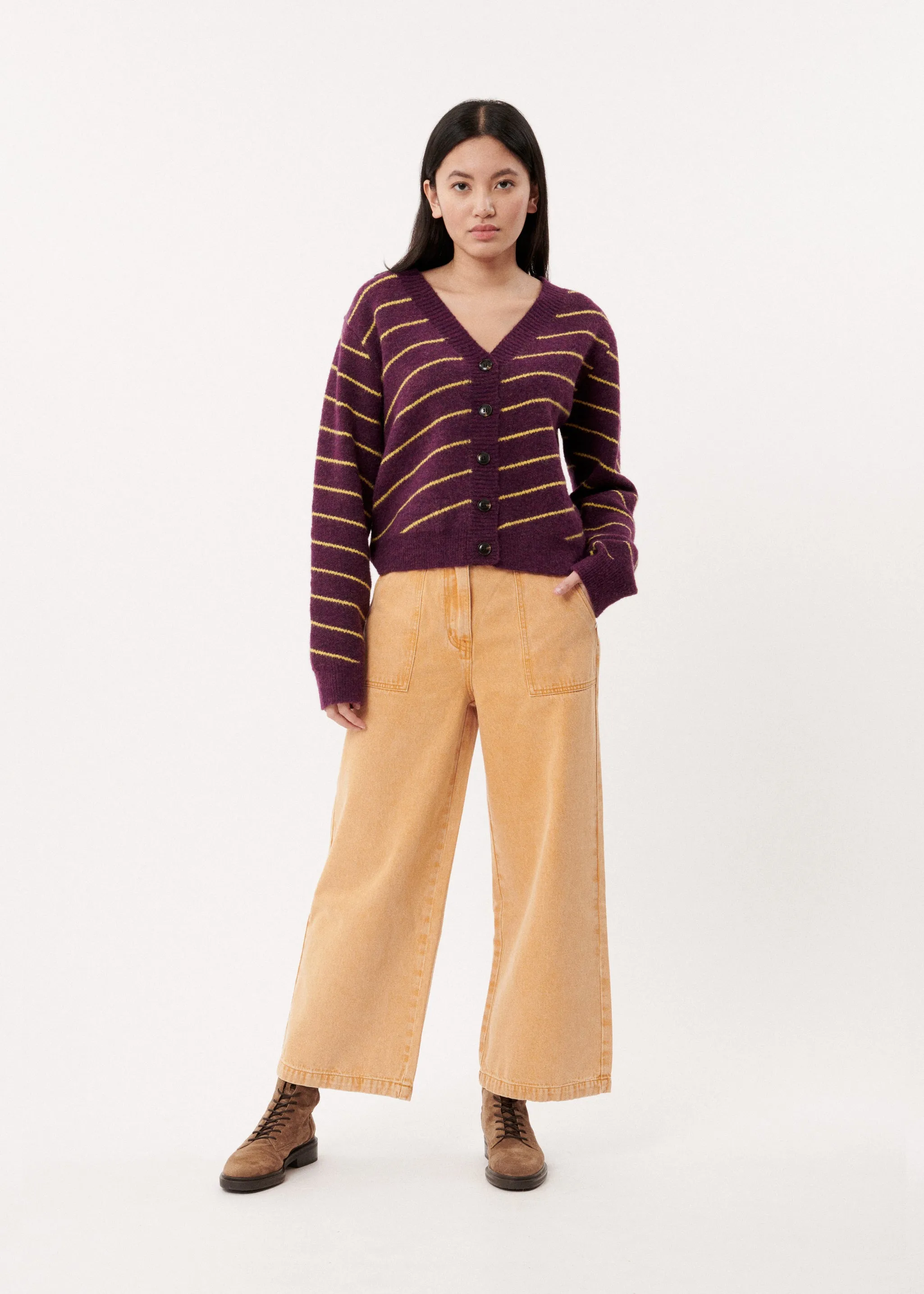 GILET MARIE AUBERGINE sold by FRNCH