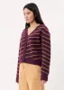 GILET MARIE AUBERGINE sold by FRNCH