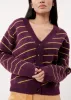 GILET MARIE AUBERGINE sold by FRNCH