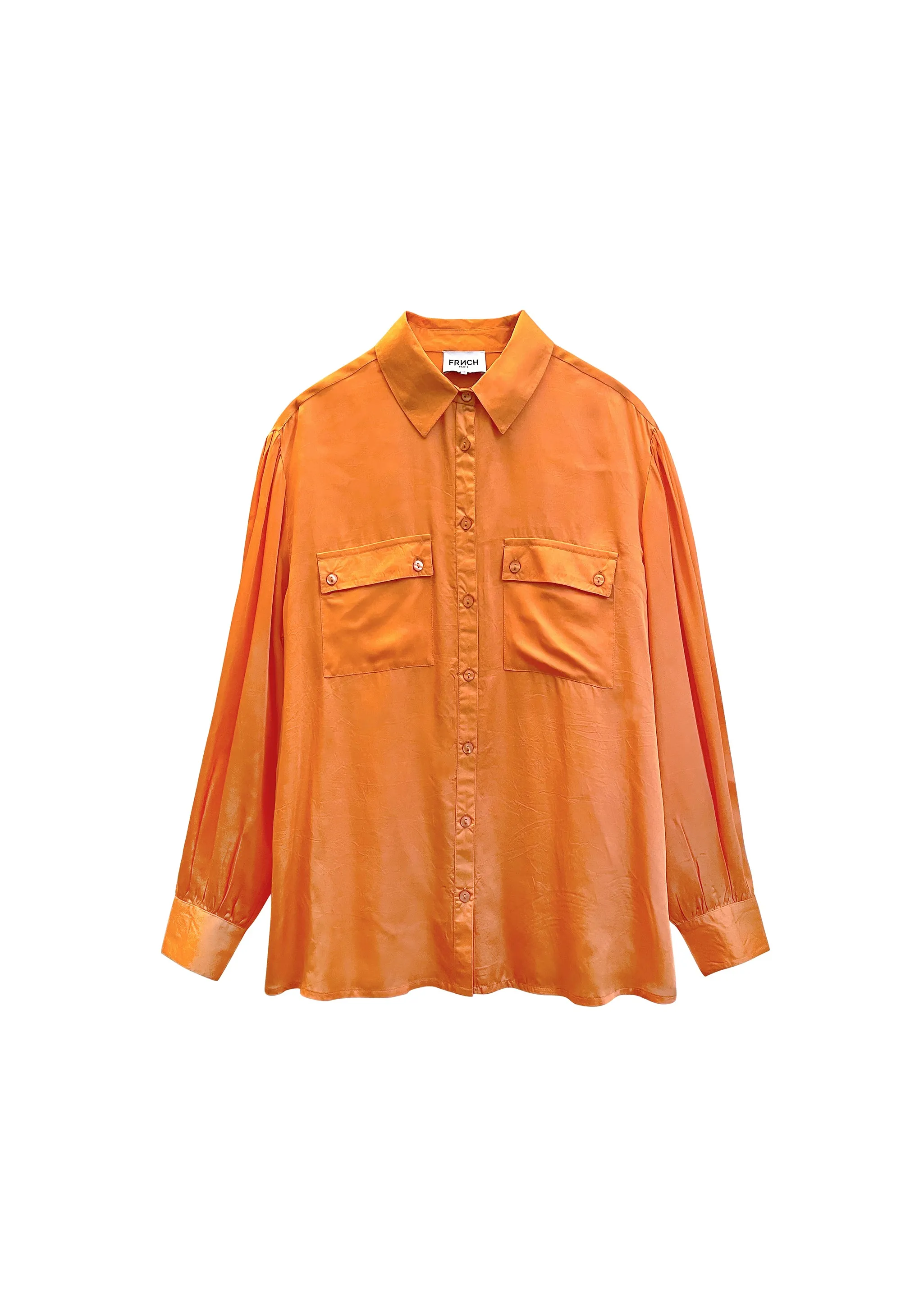 CHEMISE ROBINE ORANGE sold by FRNCH