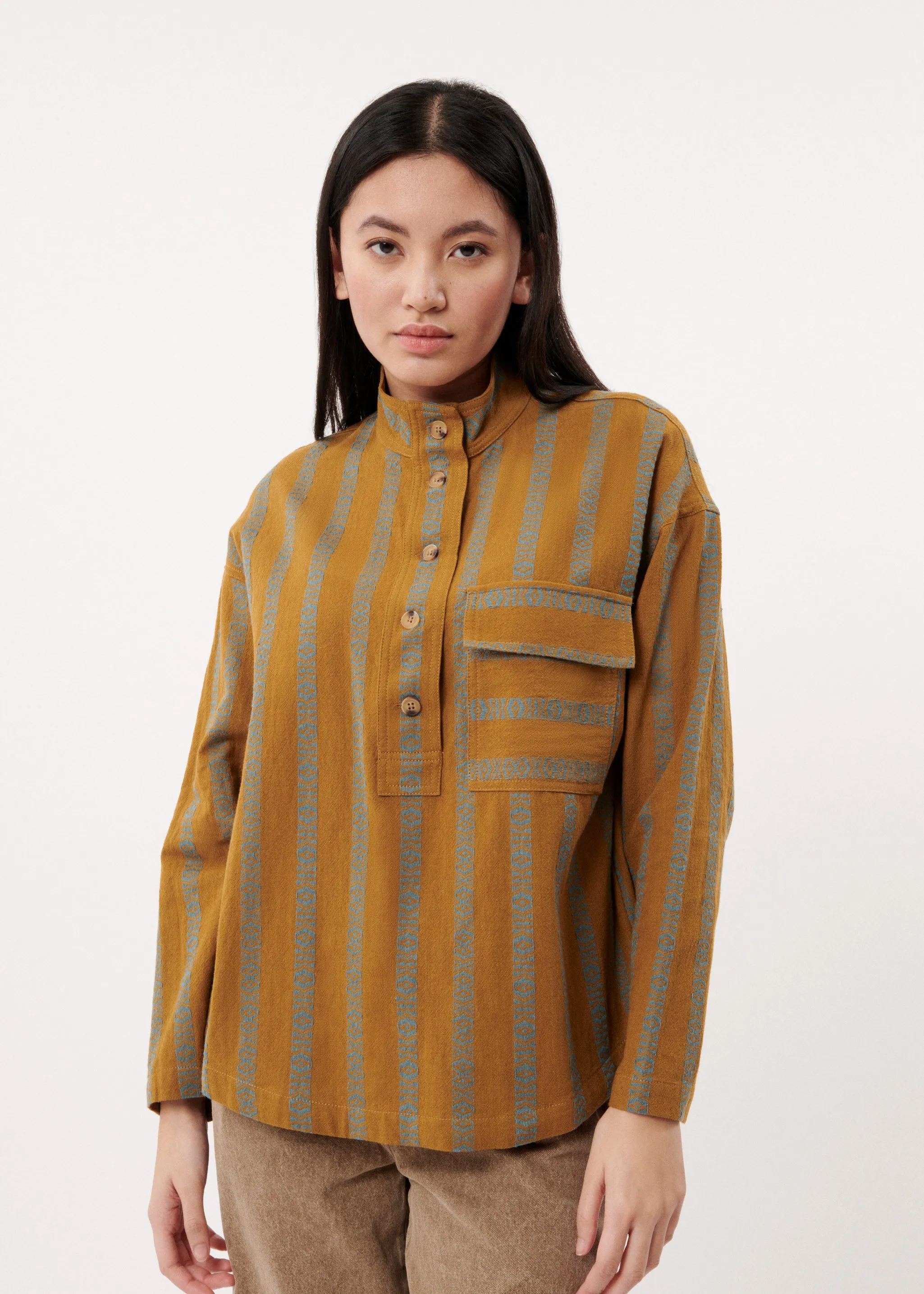 BLOUSE SOLAINE KAKI sold by FRNCH product image thumbnail 2