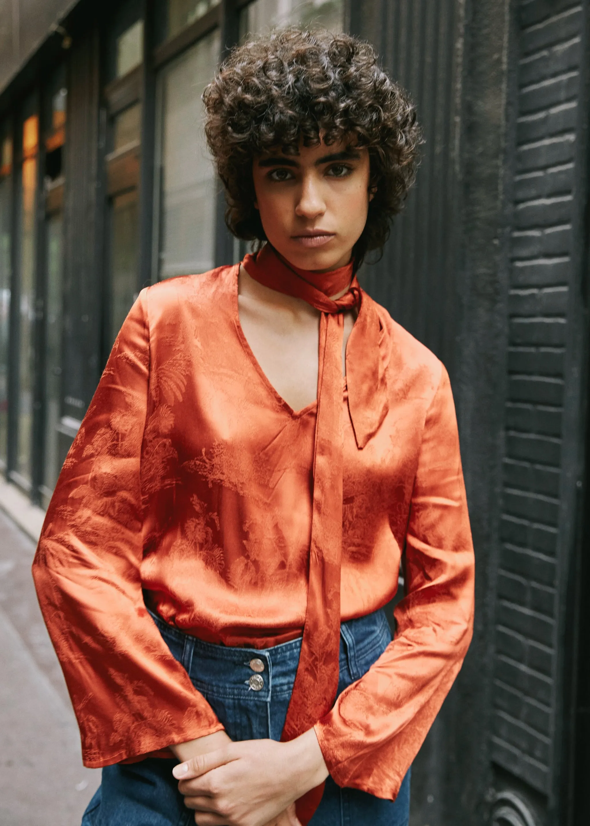 BLOUSE ABIE BRIQUE sold by FRNCH product image thumbnail 2