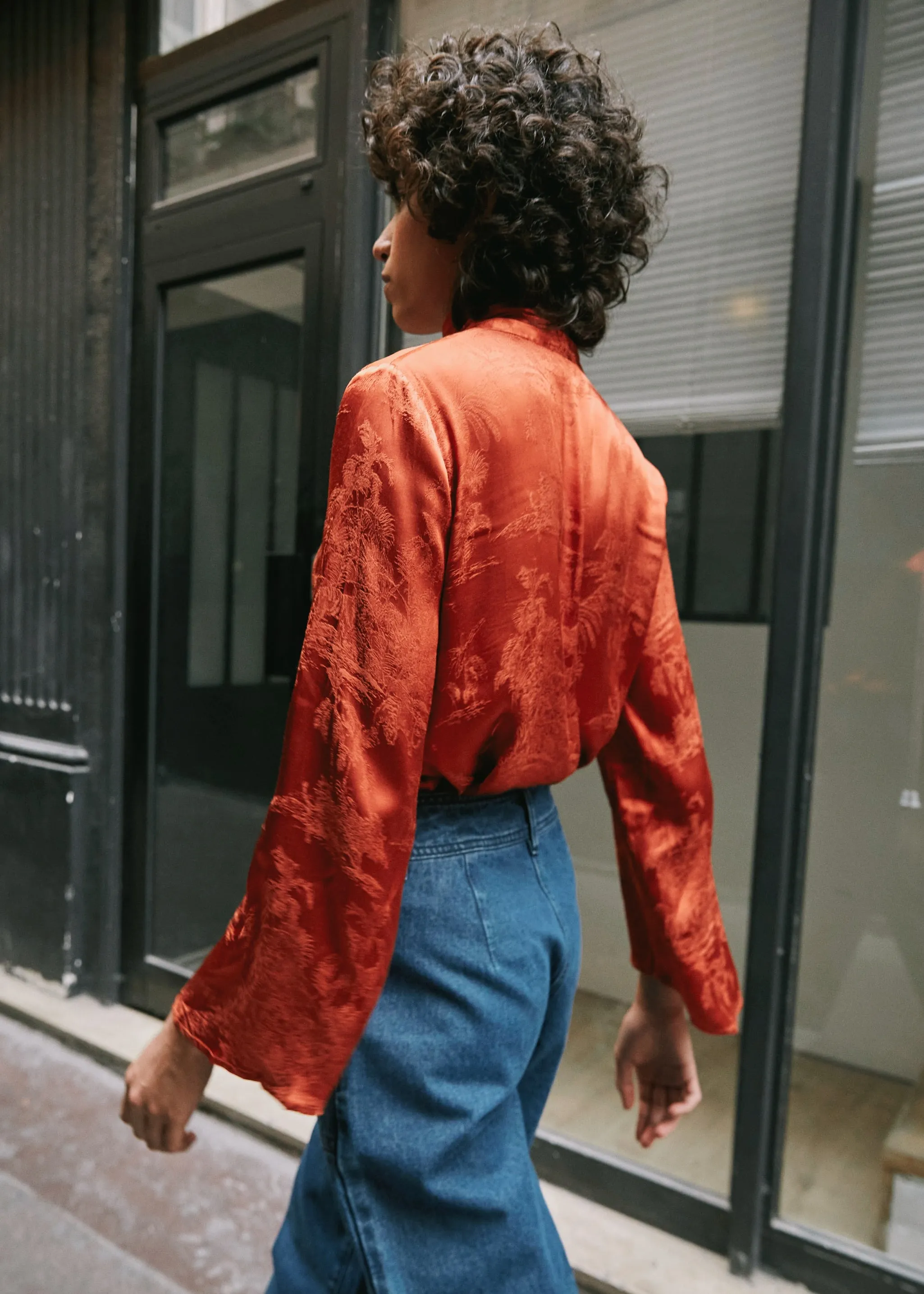 BLOUSE ABIE BRIQUE sold by FRNCH product image thumbnail 3