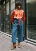 BLOUSE ABIE BRIQUE sold by FRNCH
