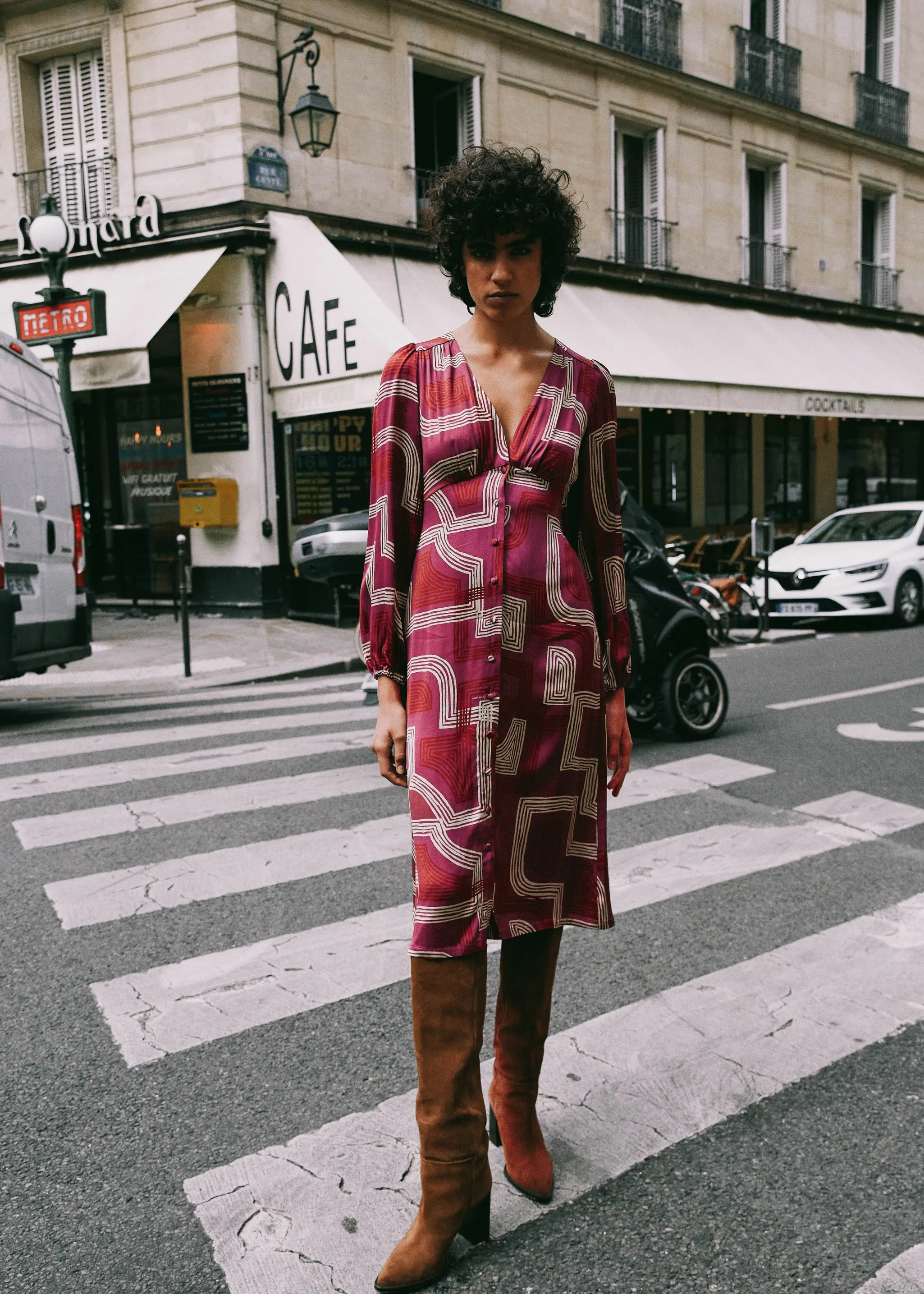 Robe WENDY Maze fuchsia sold by FRNCH product image thumbnail 2