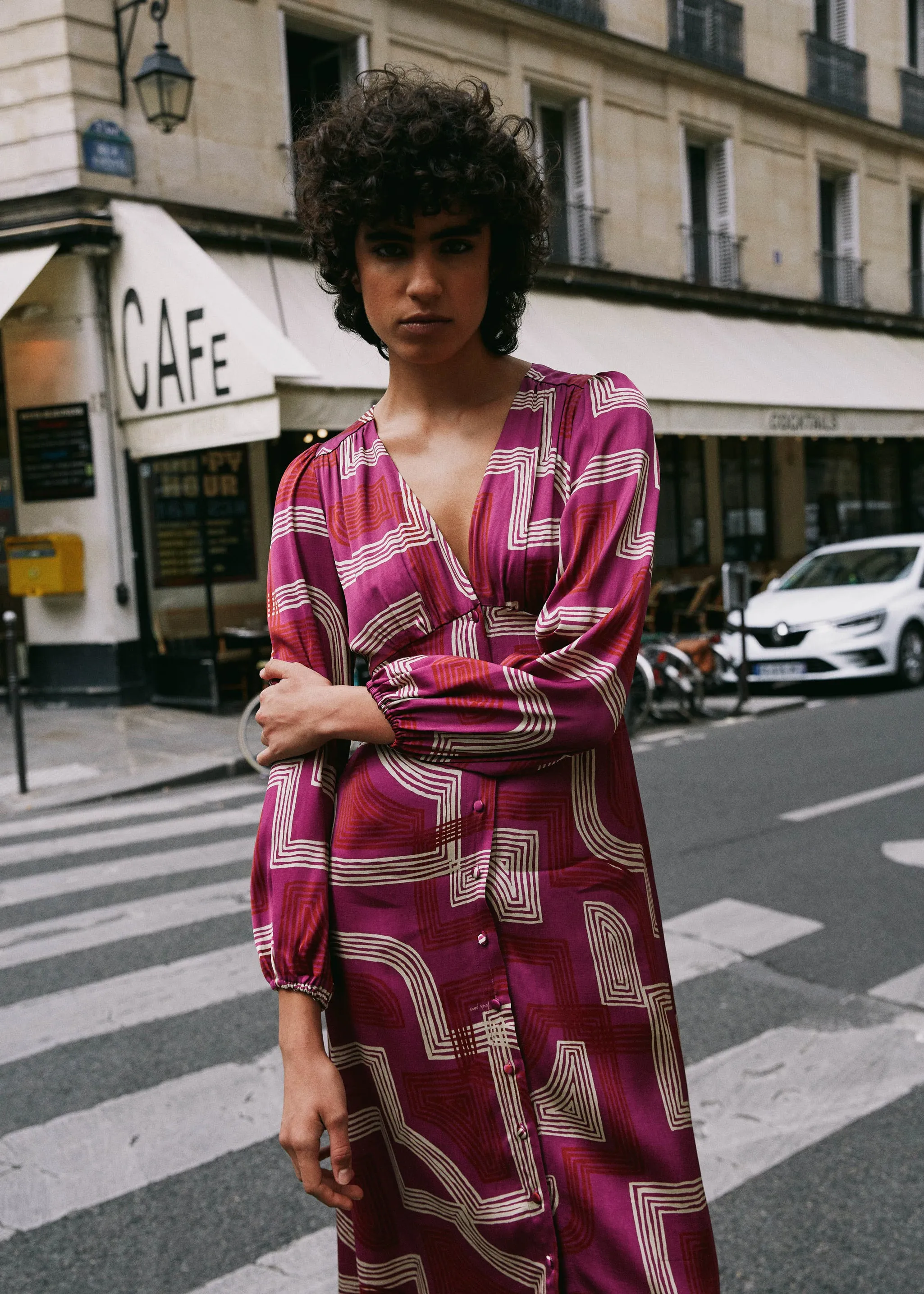 Robe WENDY Maze fuchsia sold by FRNCH product image thumbnail 3