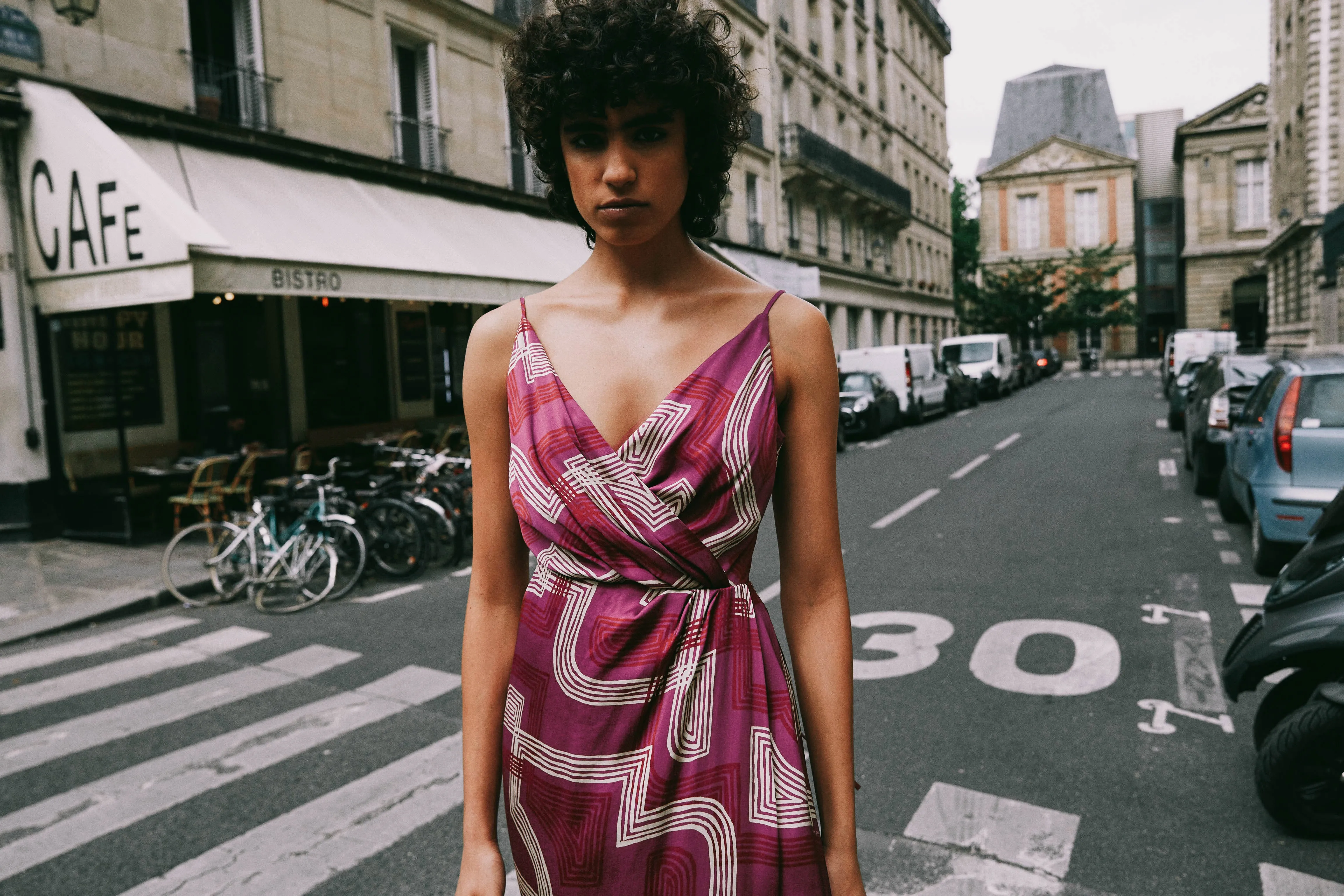 Robe VALIA Maze fuchsia sold by FRNCH product image thumbnail 2